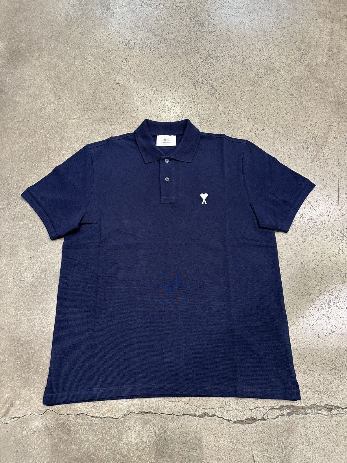 AMI AMI - ADC Polo Night Blue Size US XL / EU 56 / 4 - 1 Thumbnail