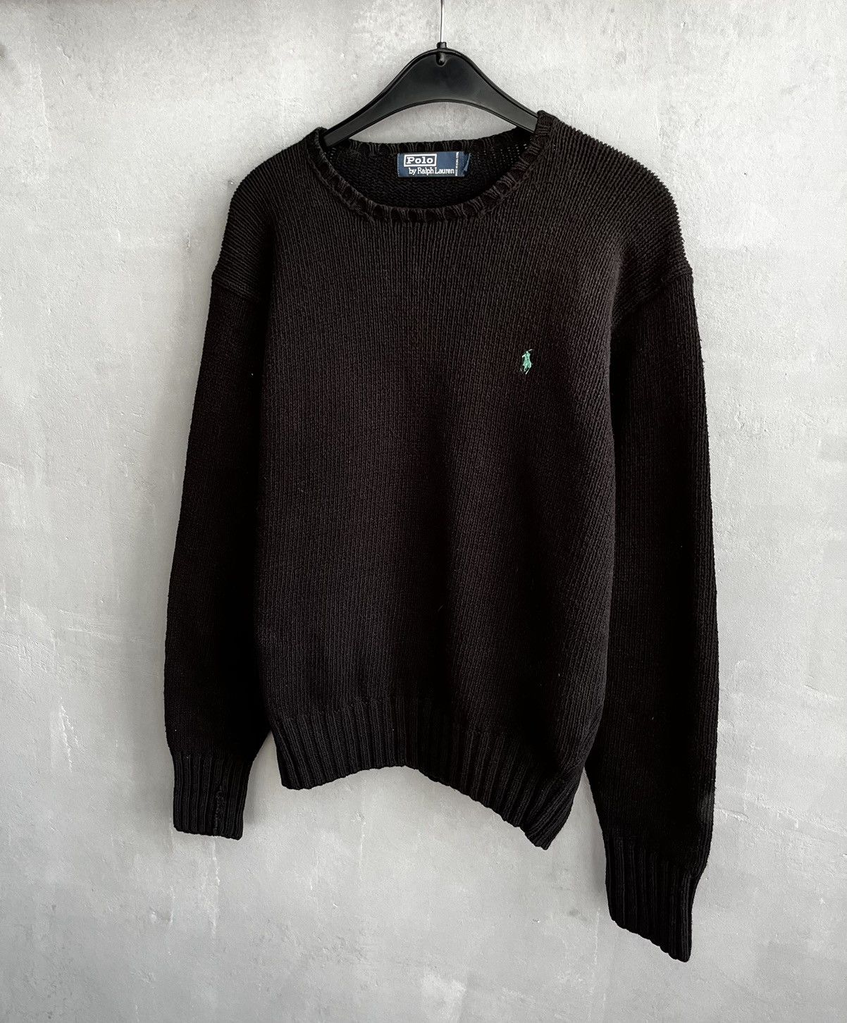 Ralph Lauren × Vintage Ralph Lauren black swear vintage size M Size US M / EU 48-50 / 2 - 1 Thumbnail