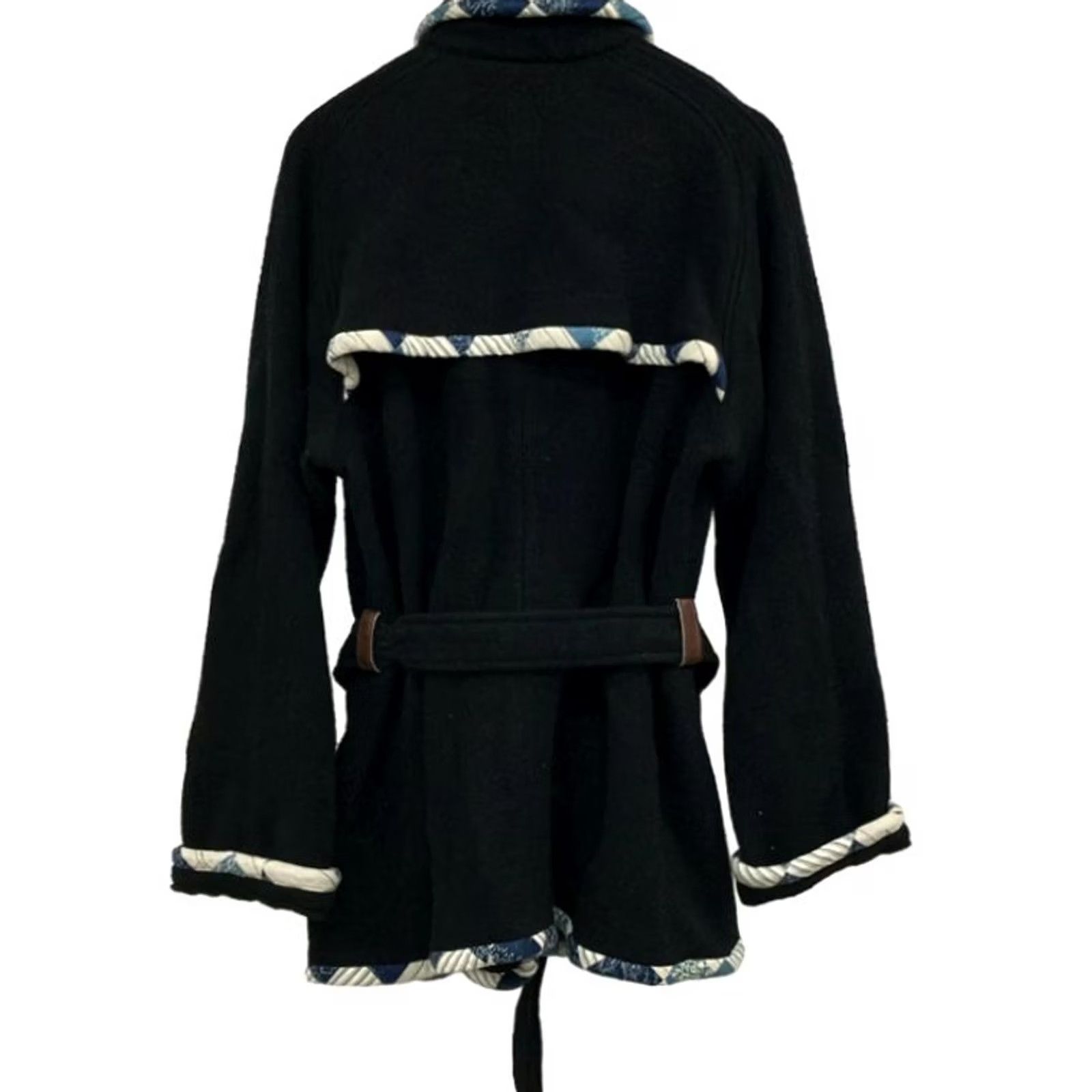 Kapital KAPITAL Coat Long Sleeve Winter Black Belted Size 4 Regular Mens Wool Overcoat Fashion Used Size US S / EU 44-46 / 1 - 2 Thumbnail