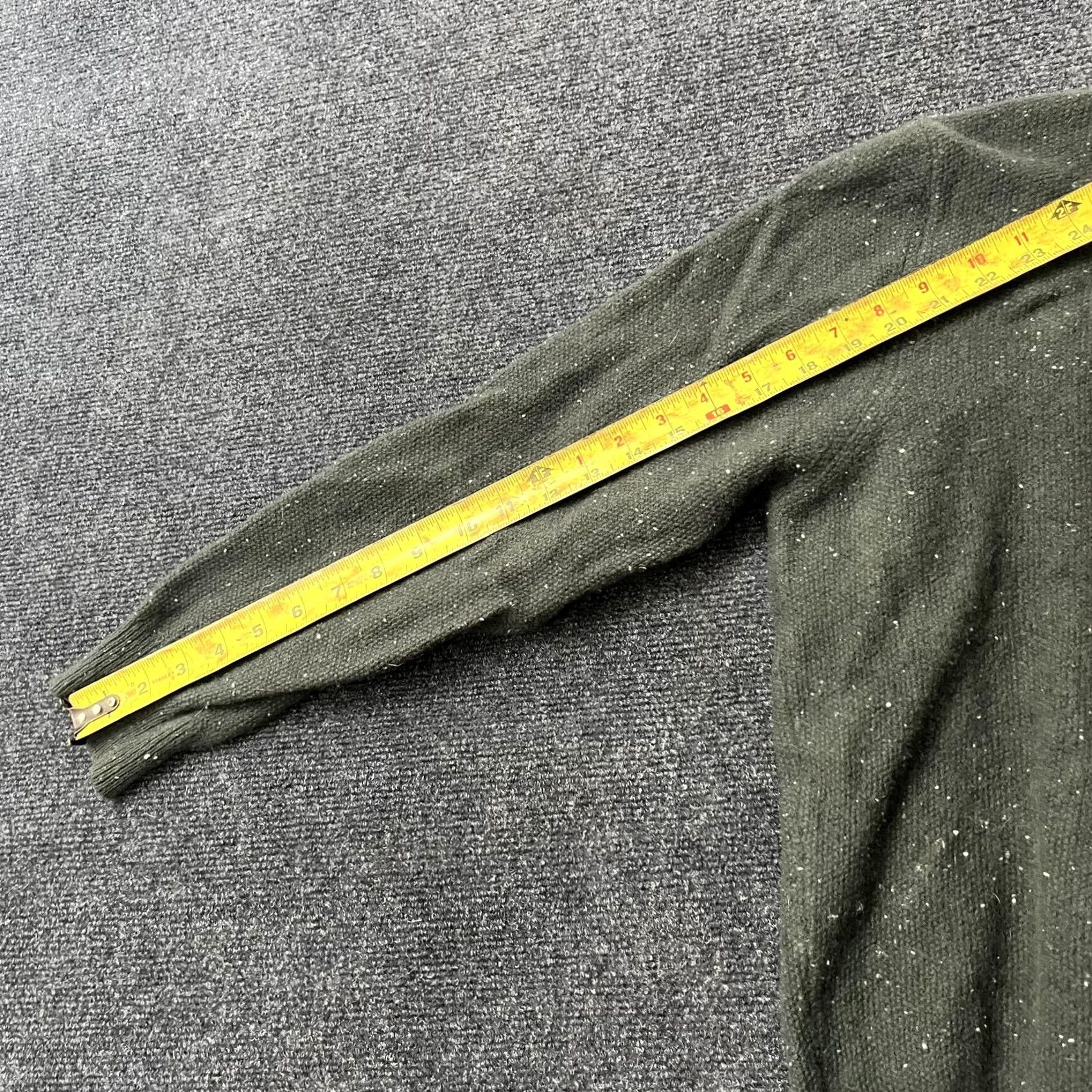 Jos. A. Bank Jos A Bank Sweater Mens Medium Green Lambswool Quarter Zip Mock Neck Pullover Size US M / EU 48-50 / 2 - 7 Thumbnail