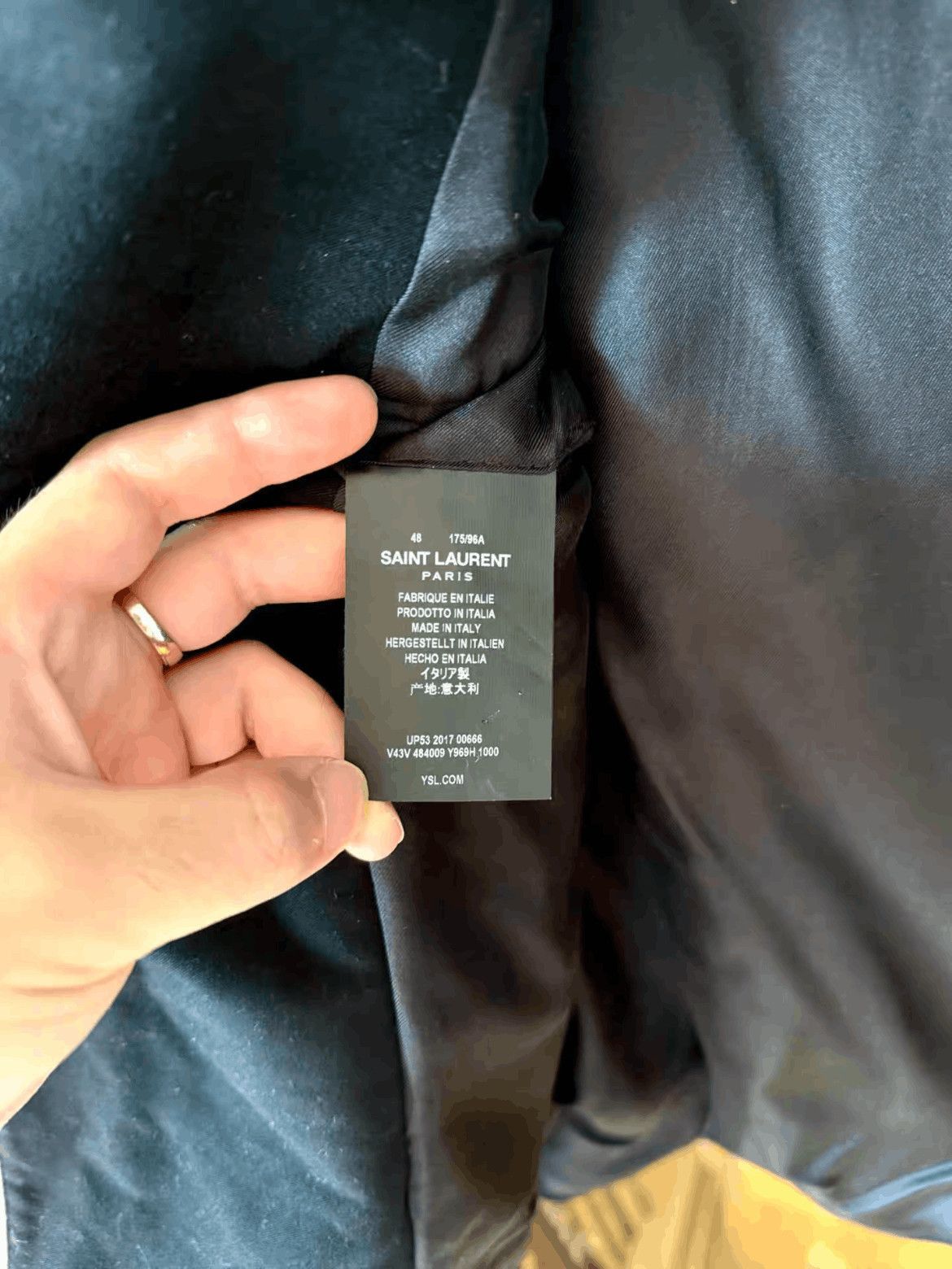 Saint Laurent Paris Sz 48 Saint Laurent Paris 17AW Runway Button Jacket-2507 Size US M / EU 48-50 / 2 - 4 Thumbnail