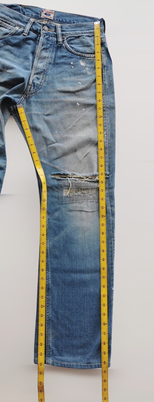 Pherrow's Pherrows Story Blue Selvedge Distressed Style Undercover Size US 28 / EU 44 - 14 Thumbnail