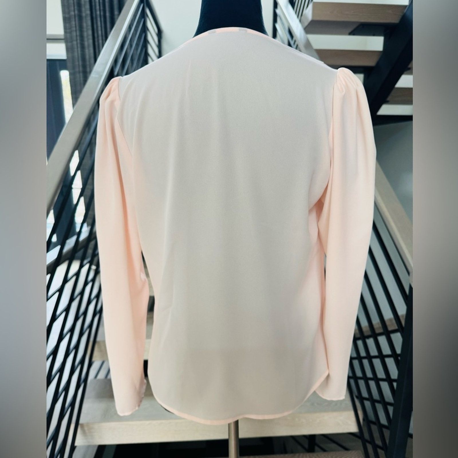 Other New Marciano Chic Sheer Women's Blouse in Soft Pink size S Size S / US 4 / IT 40 - 4 Thumbnail
