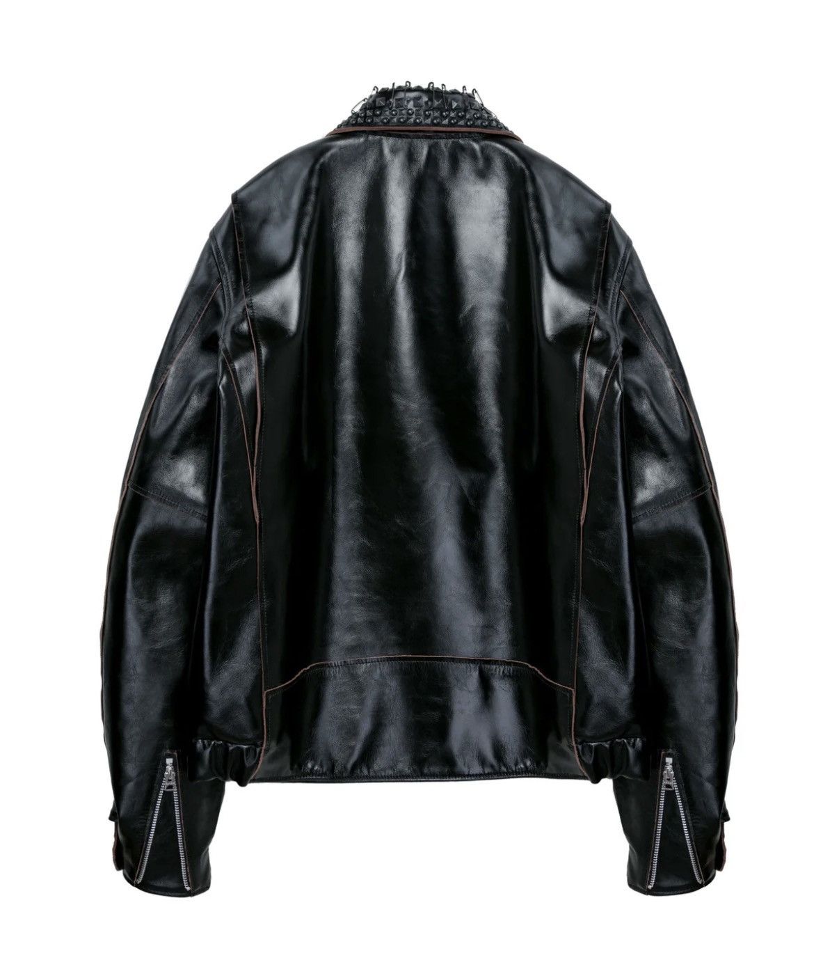 Sacai sacai Studded Leather Jacket – Ultra Limited Size 3 Size US L / EU 52-54 / 3 - 3 Thumbnail