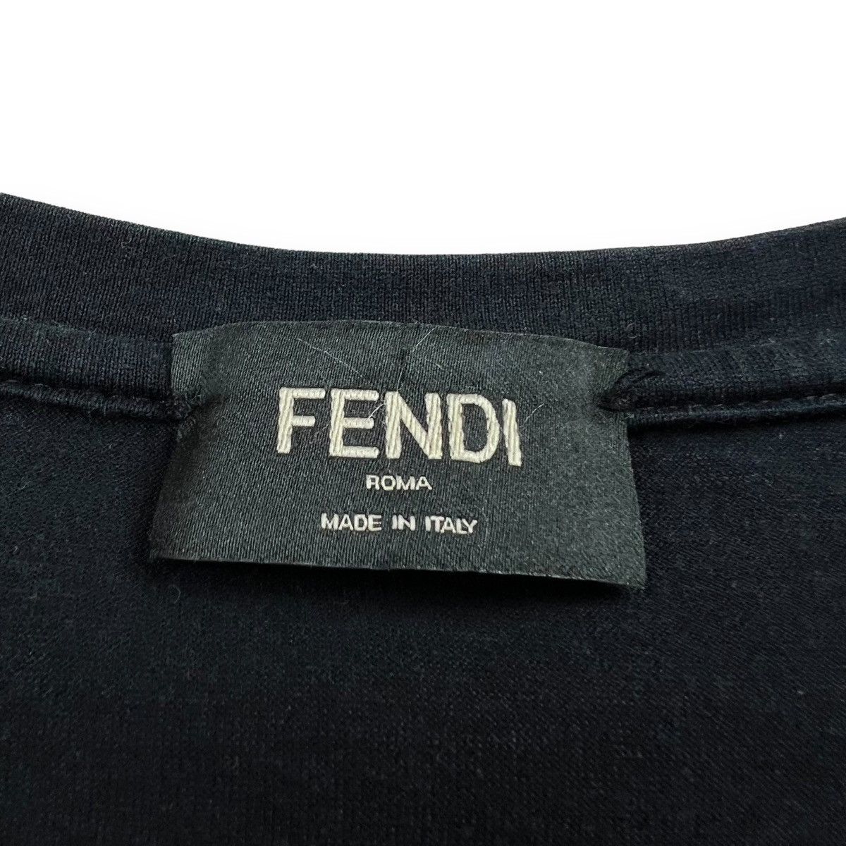 Fendi Fendi FF Black T Shirt Size US XS / EU 42 / 0 - 3 Thumbnail