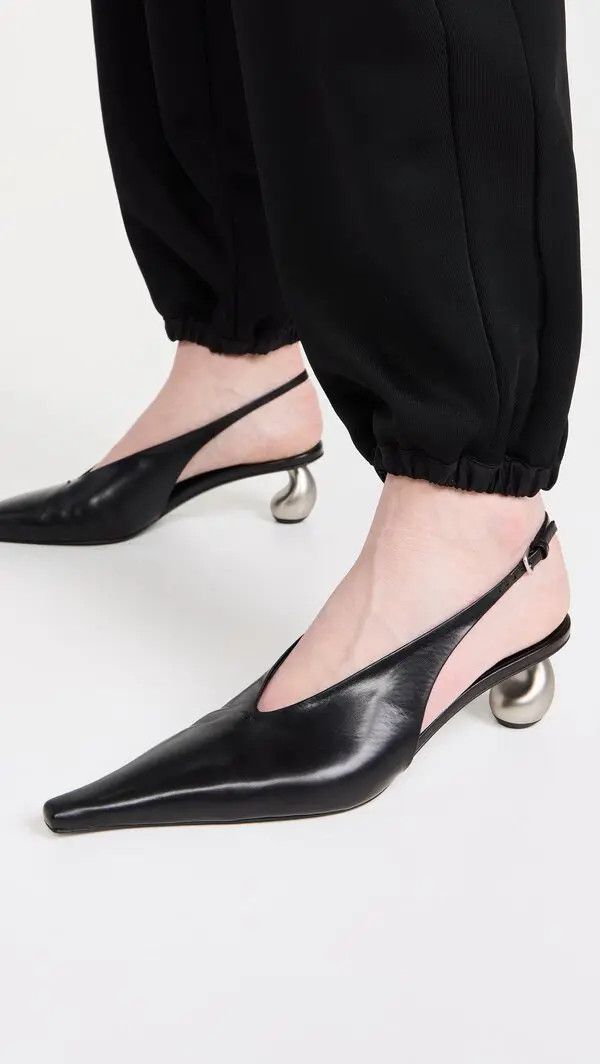 Jil Sander o1mt1gz0426 Pumps in Black Size US 7 / IT 37 - 5 Thumbnail