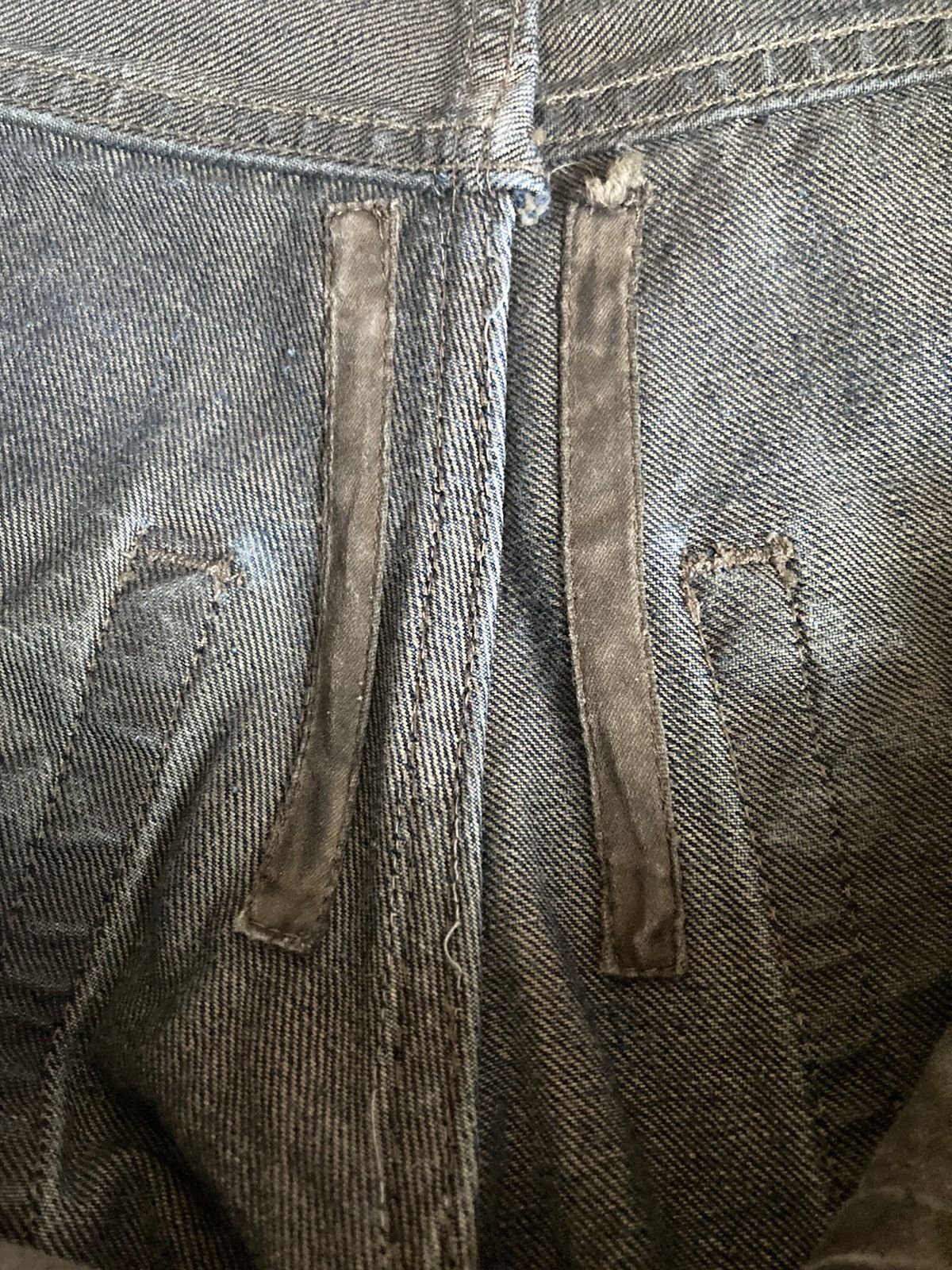 Rick Owens × Rick Owens Drkshdw Rick Owens Olmar Mirta era Denim Jean Size US 31 - 7 Thumbnail