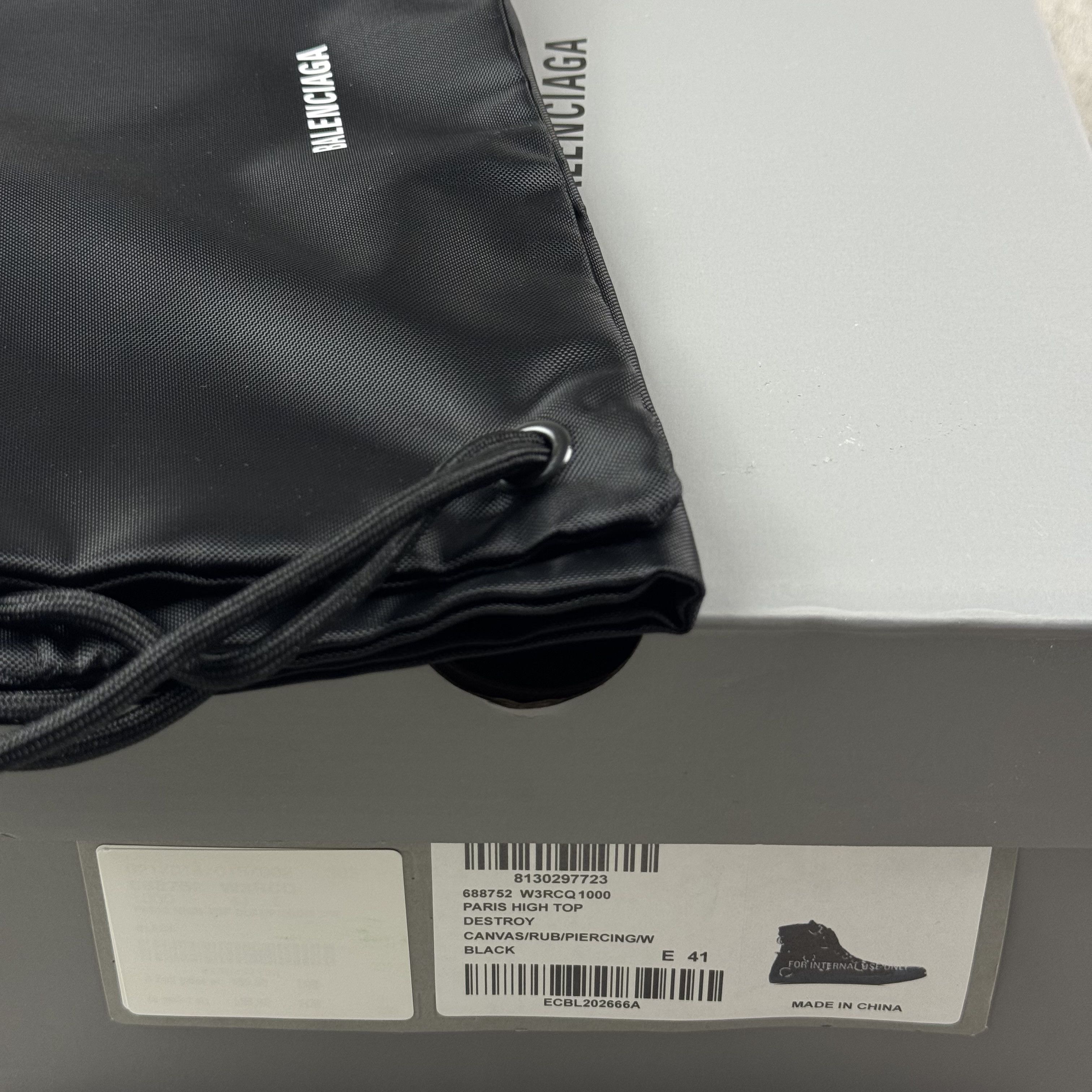 Balenciaga BALENCIAGA Piercing Paris Sneakers Size US 8 / EU 41 - 15 Thumbnail