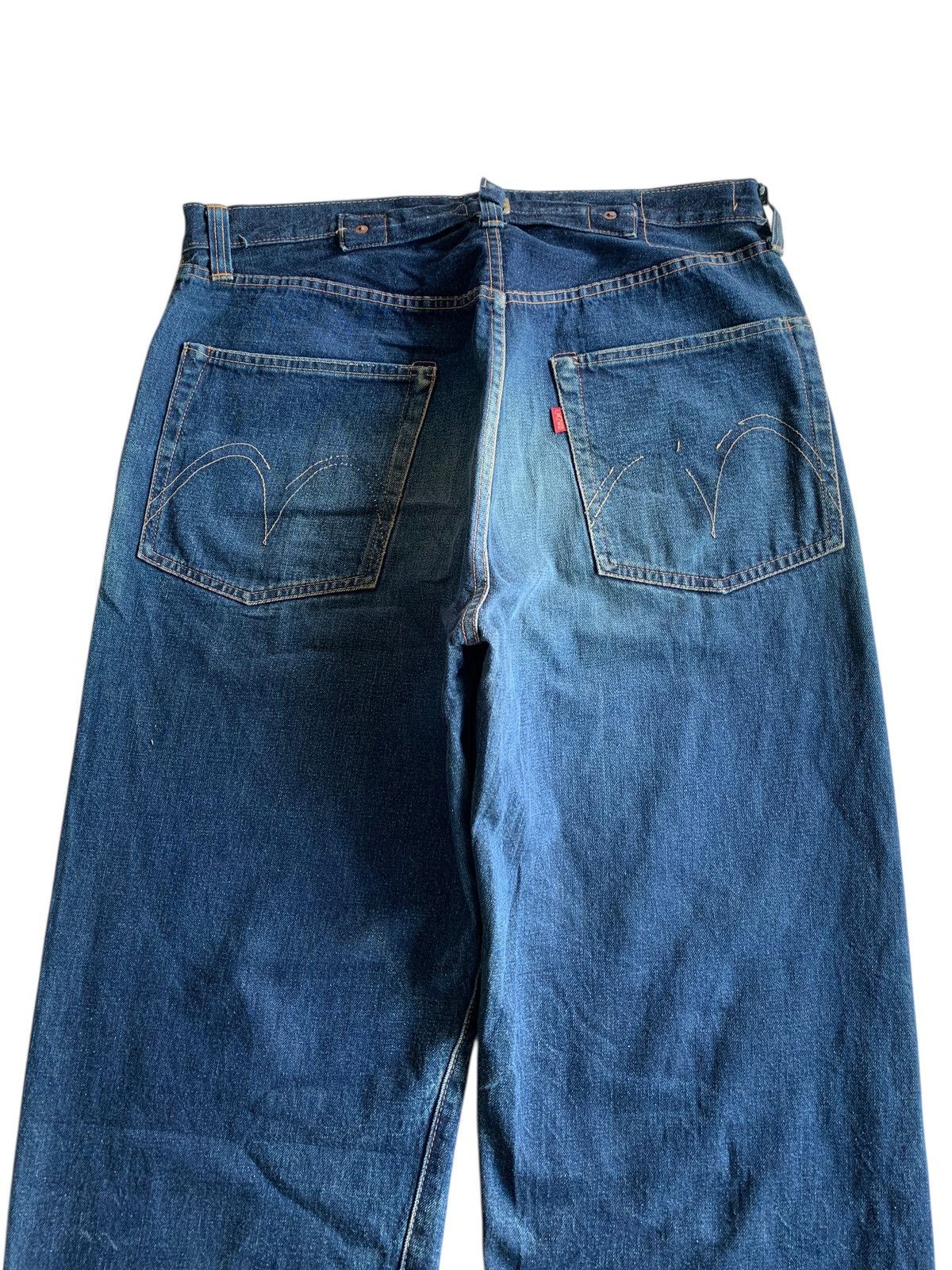 Sugar Cane VINTAGE SUGAR CANE SELVEDGE BUCKLE BACK BAGGY JAPANESE DENIM Size US 34 / EU 50 - 8 Thumbnail