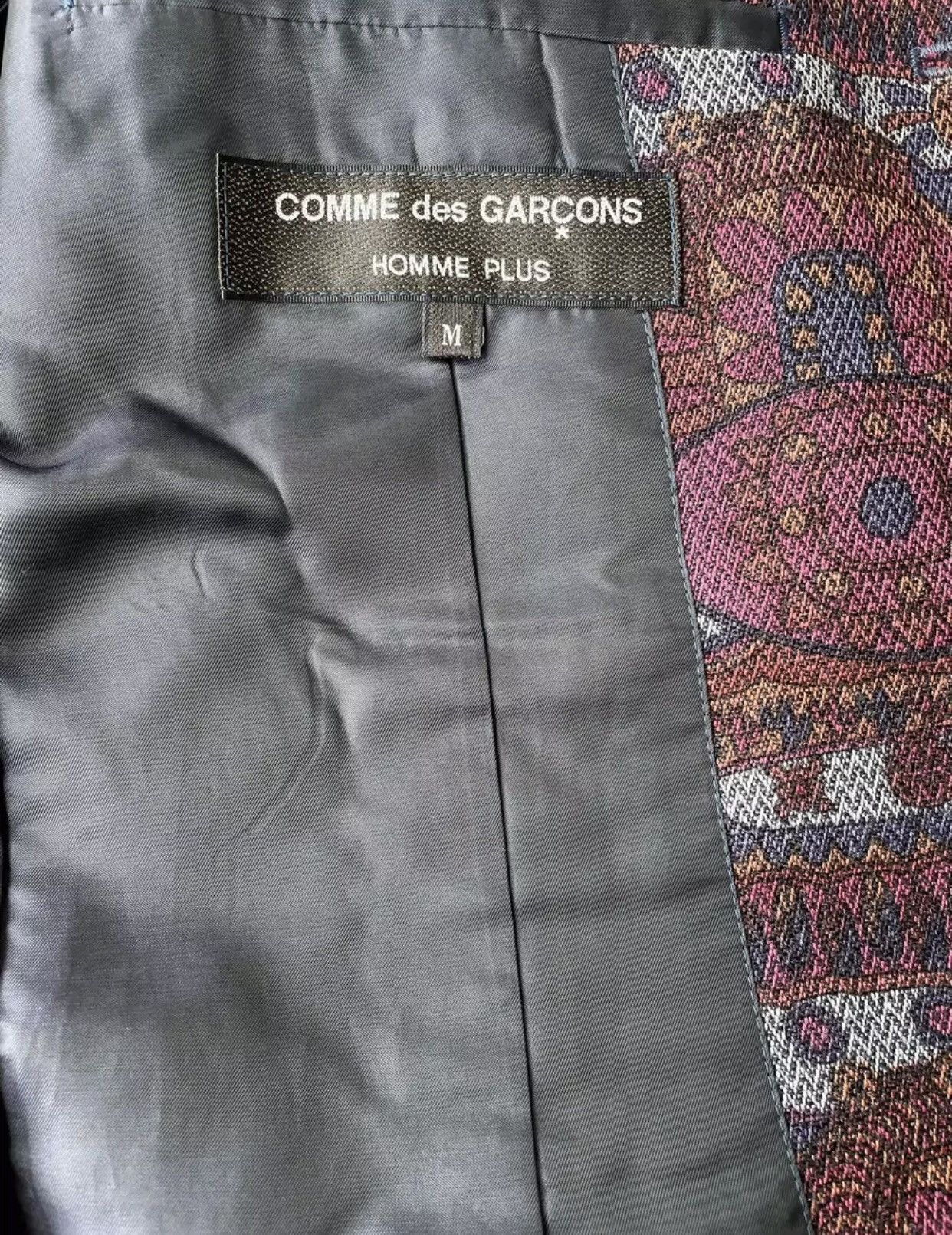 Comme des Garcons Wool psychedelic suit jacket 2412-Nextarrow Size 42S - 8 Thumbnail