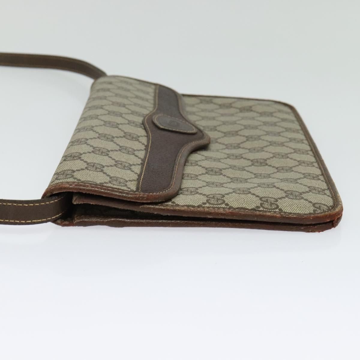 Gucci GUCCI GG Supreme Shoulder Bag Pvc Beige Gold 004 904 004 904 Size ONE SIZE - 4 Thumbnail
