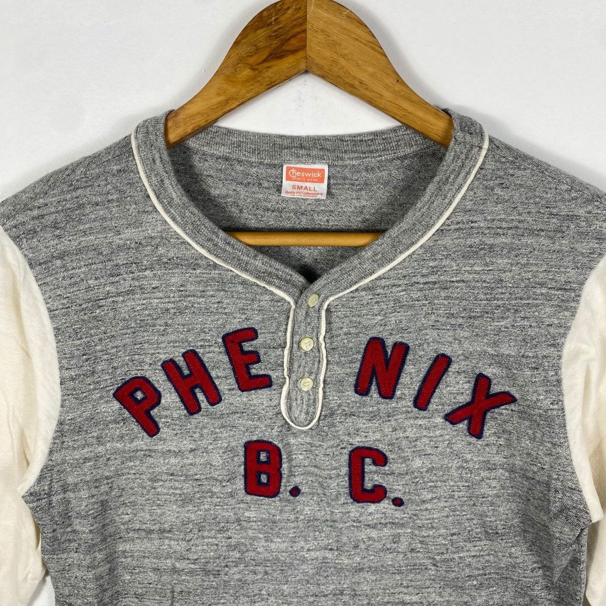 Toyo Enterprises Japanese Brand CHESWICK SPORTSWEAR Phenix Bc Raglan Tee Size US S / EU 44-46 / 1 - 2 Thumbnail