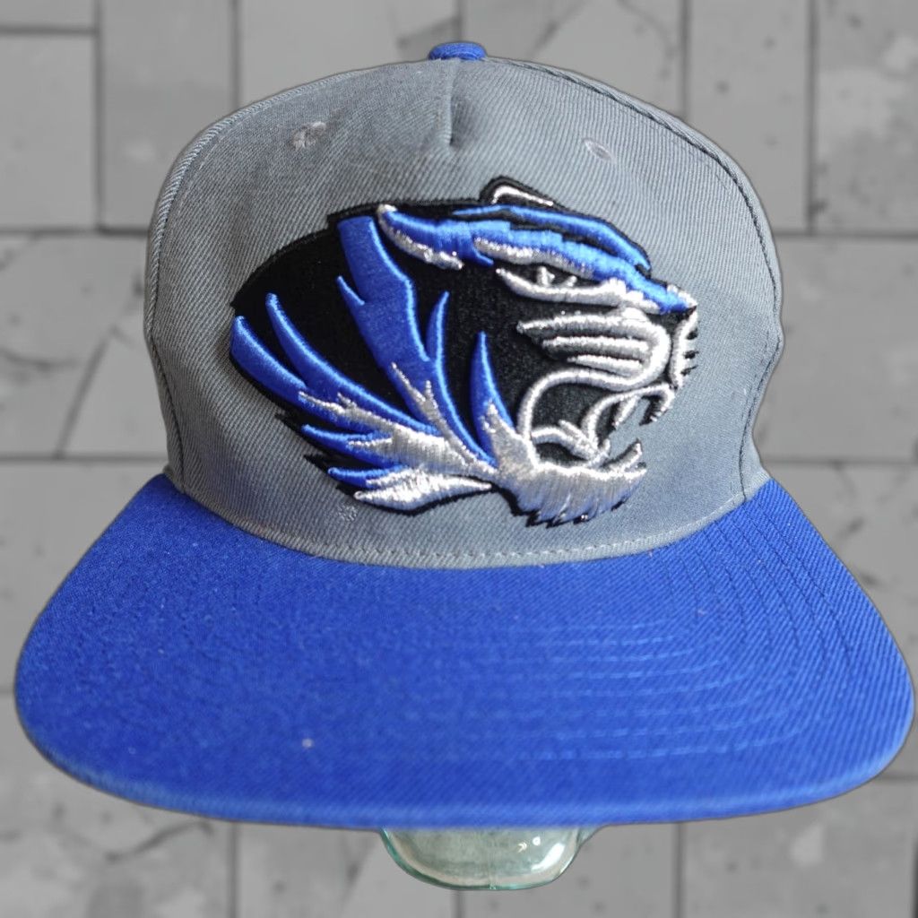 Zephyr VINTAGE Missouri Tigers Hat Blue Snapback Embroidered Zephyr Size ONE SIZE - 1 Thumbnail