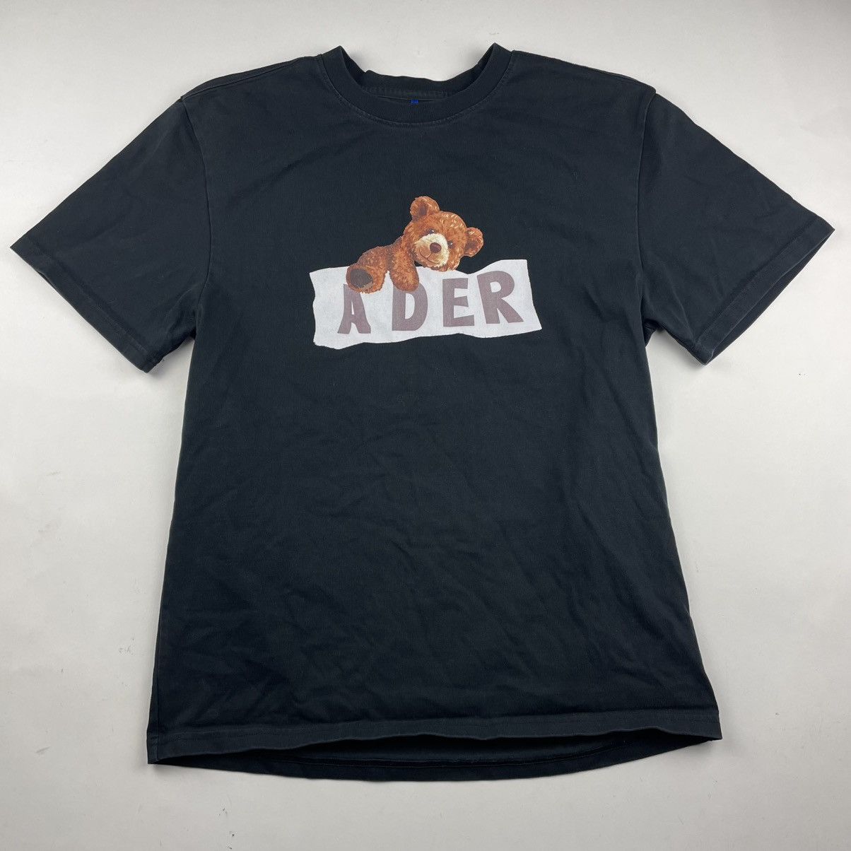 Ader Error 2021 S/S Ader Error Black T-Shirt Teddy Bear Print Clean M Size US M / EU 48-50 / 2 - 1 Thumbnail