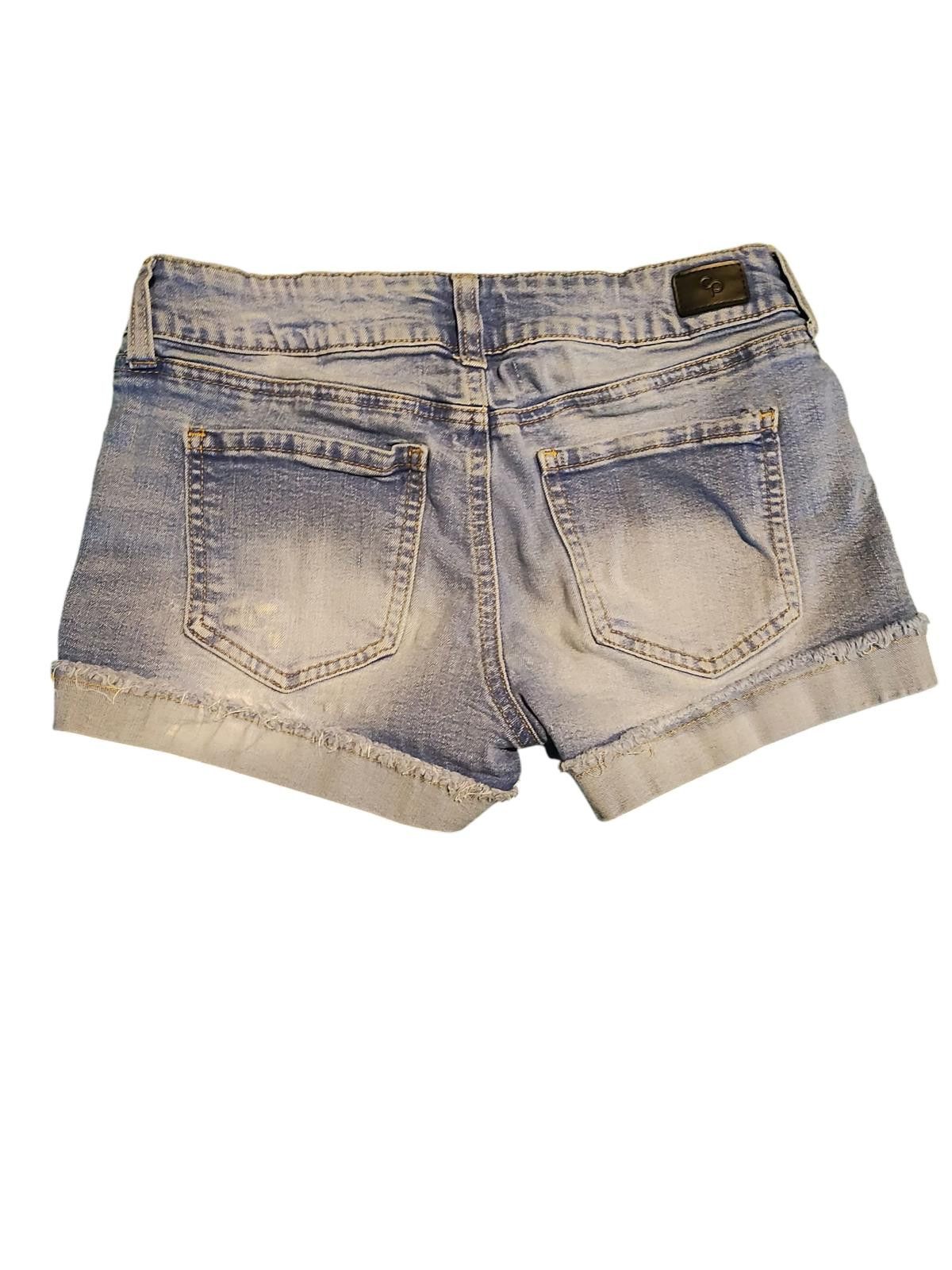 Unknown London Celebrity Pink Women's Light Wash Denim Shorts Size 5/27 Size 27" / US 4 / IT 40 - 3 Thumbnail