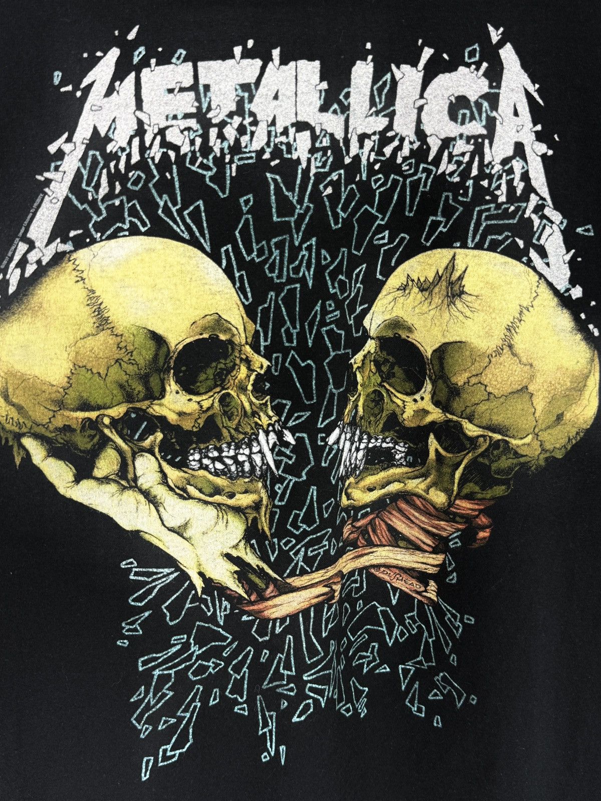 Band Tees 2017 Metallica Sad But True Pushead Skull Graphic Tee Size US M / EU 48-50 / 2 - 4 Thumbnail