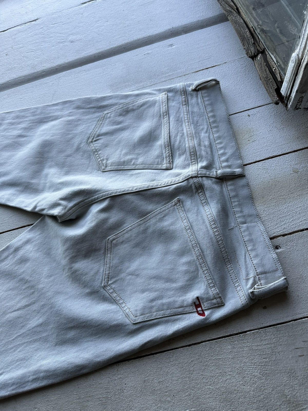 Diesel 🚨 RARE DIESEL MEN DENIM JEANS AVANT GARDE IFSIXWASNINE Y2K Size US 31 - 11 Thumbnail