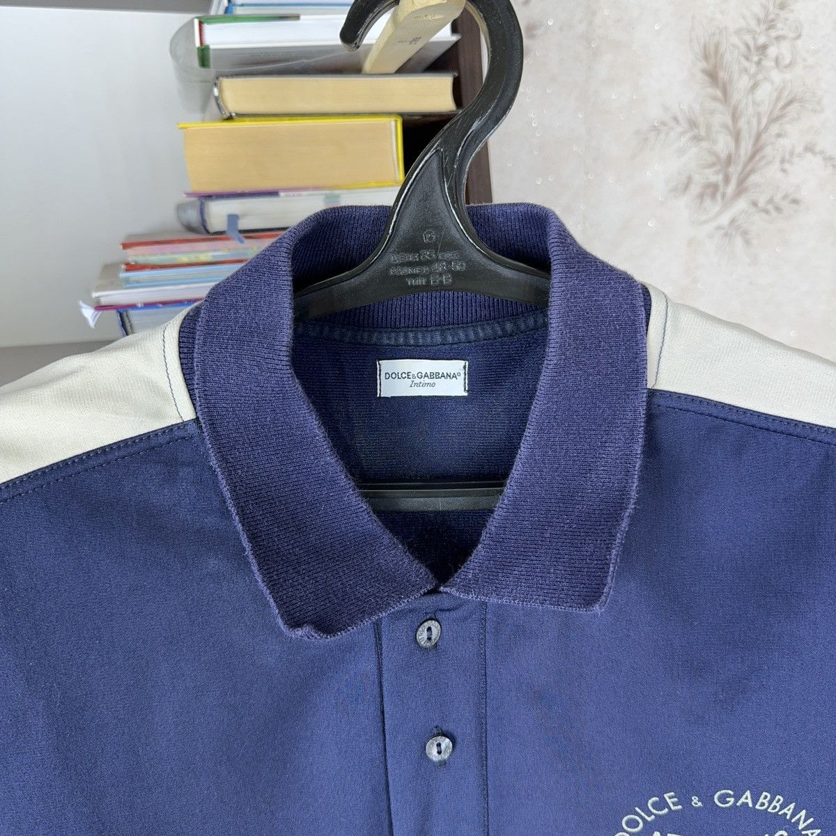 Dolce & Gabbana × Vintage Vintage Dolce Gabbanna T shirt Polo Athletic Blue L Size US L / EU 52-54 / 3 - 8 Thumbnail