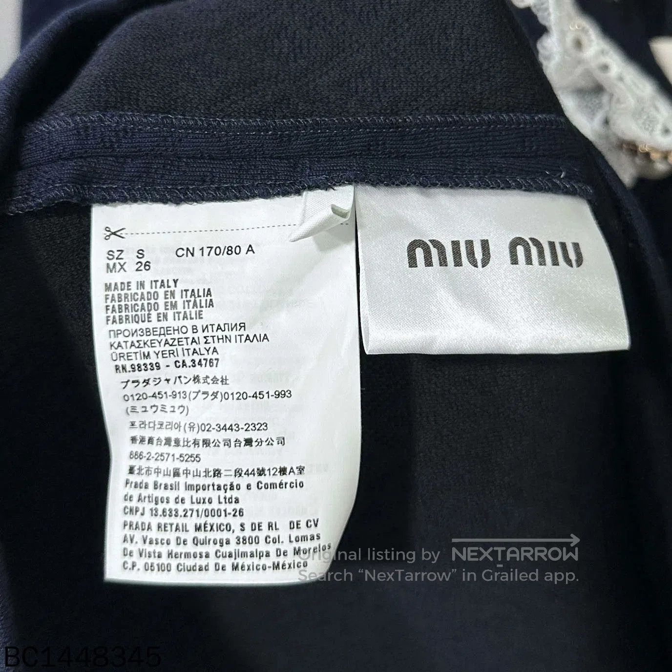 Miu Miu navy lace collar dress by miumiu. Size US S / EU 44-46 / 1 - 5 Thumbnail