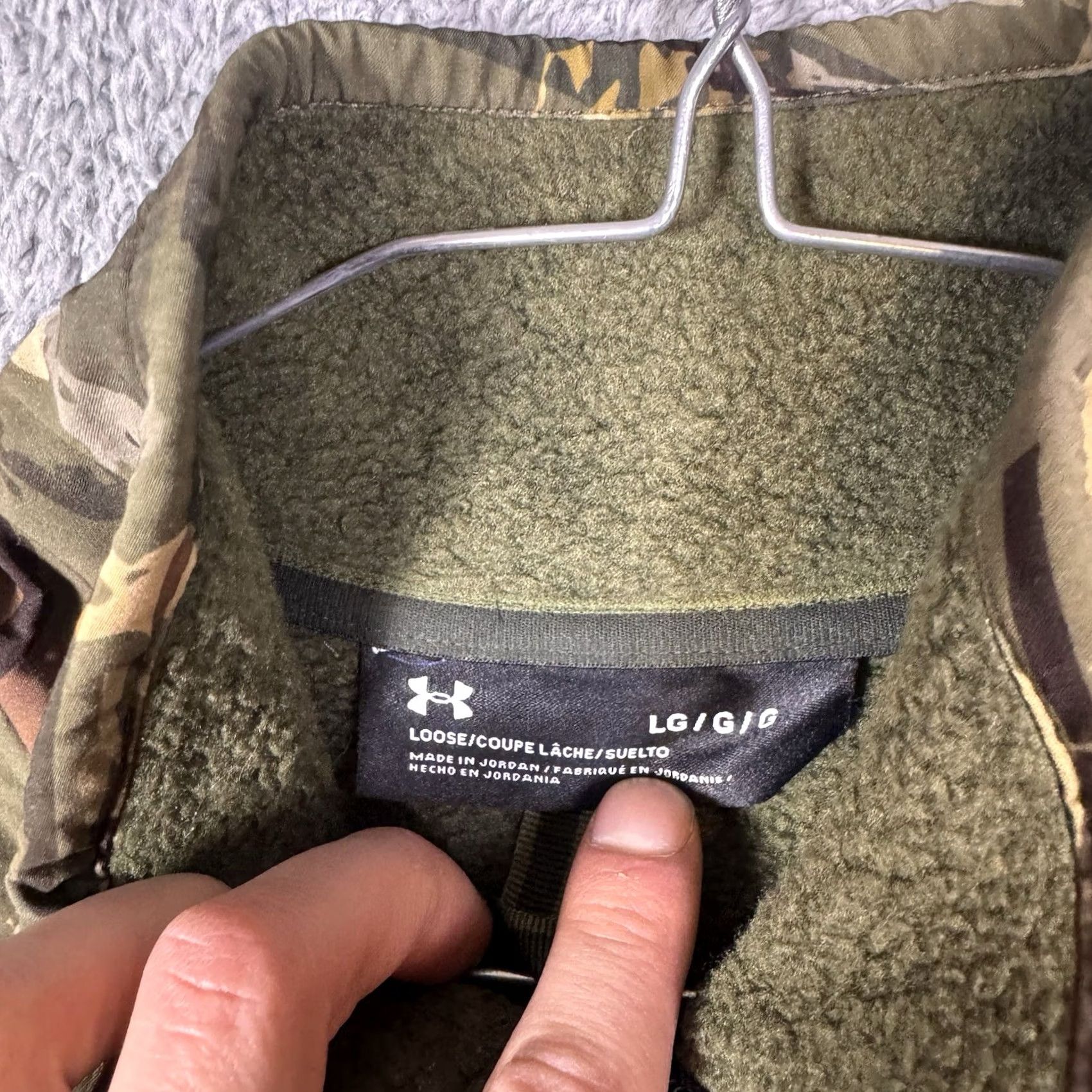 Under Armour Under armour Jacket Mens L Specialist 2.0 Full Zip Fleece Camo Tacitcal 1316264 Size US L / EU 52-54 / 3 - 7 Thumbnail