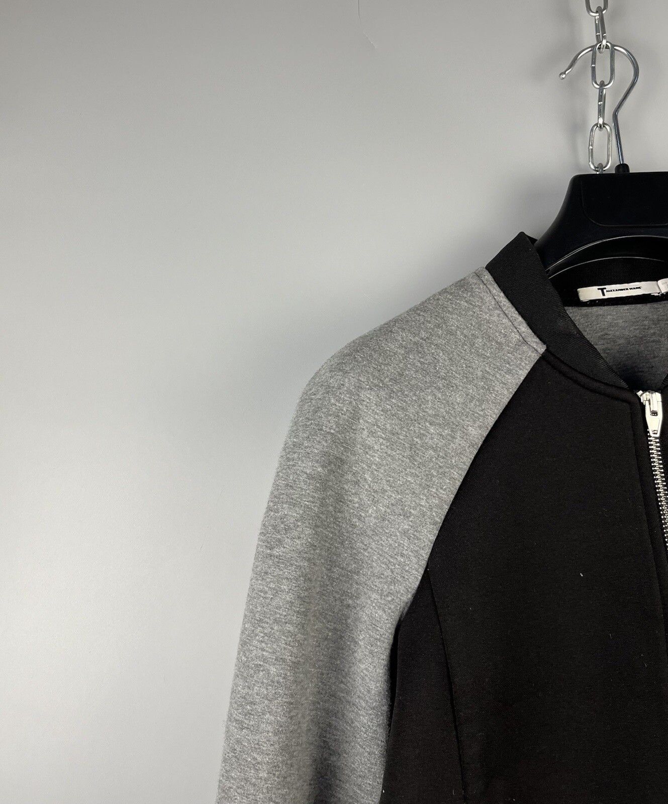 Alexander Wang Alexander Wang Womens Casual Cropped Track Top Jumper Size M / US 6-8 / IT 42-44 - 3 Thumbnail