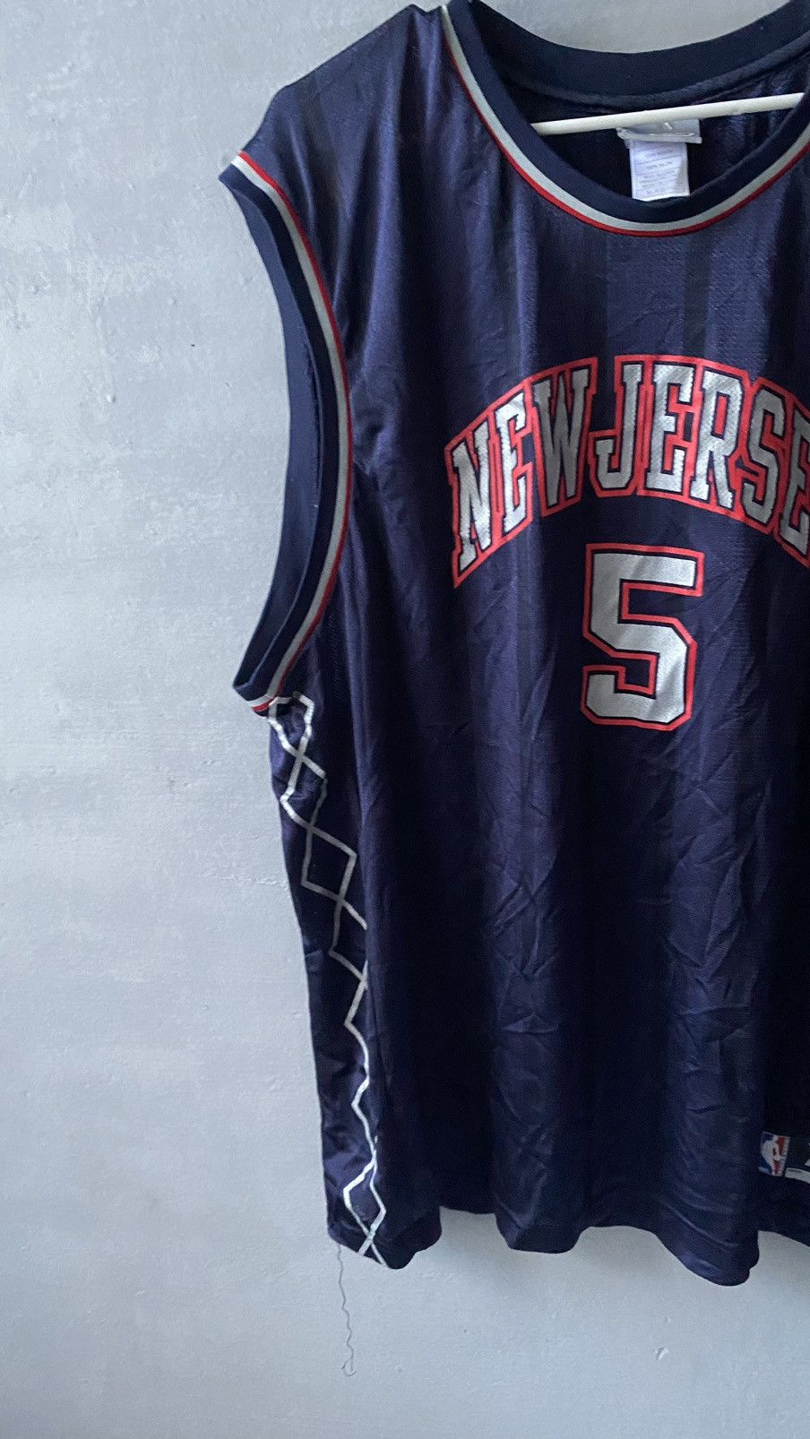 Reebok Vintage New Jersey Jason Kidd 5 NBA NETS jersey Size US XL / EU 56 / 4 - 3 Thumbnail