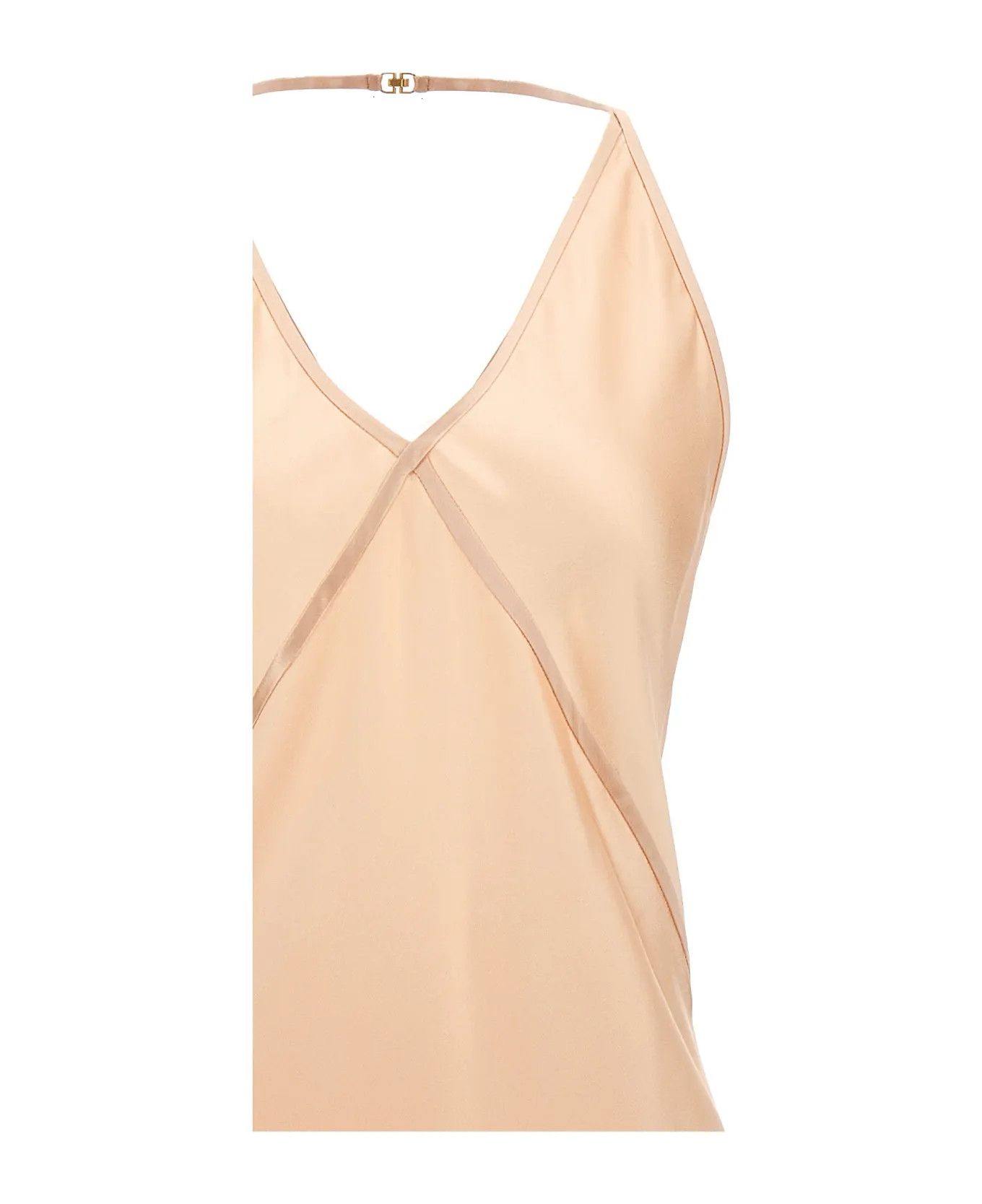 Saint Laurent Paris o1bcso1str0426 Cross Strap Sleeveless Dress in Rose/Pink Size S / US 4 / IT 40 - 3 Thumbnail