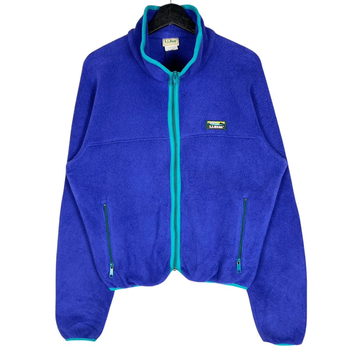L.L. Bean Vintage LL Beans Men Zipper Fleece Jacket Size US M / EU 48-50 / 2 - 1 Thumbnail
