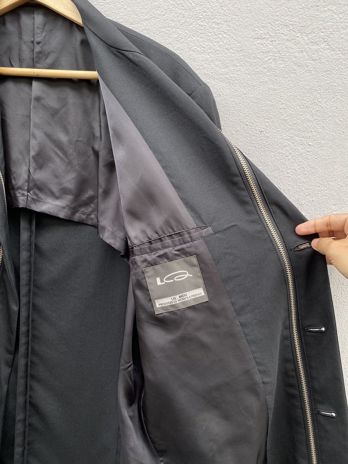 Yohji Yamamoto Yohji Yamamoto LQ Ys For Men Zipper Blazer 2way Rare Design Size 42R - 10 Thumbnail