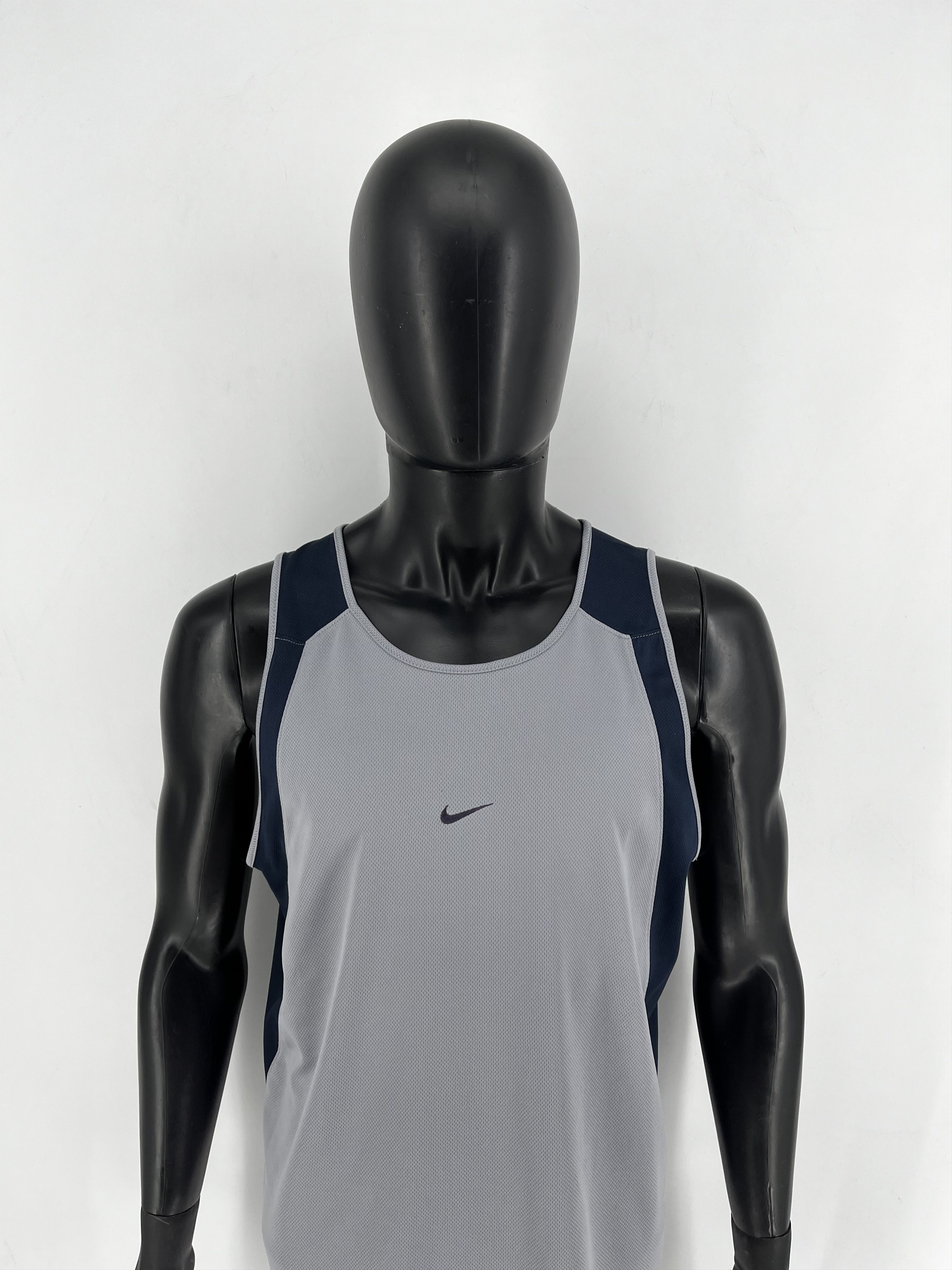Nike Vintage Y2K Nike Dri-Fit Jersey Swoosh Logo Size US XL / EU 56 / 4 - 5 Thumbnail
