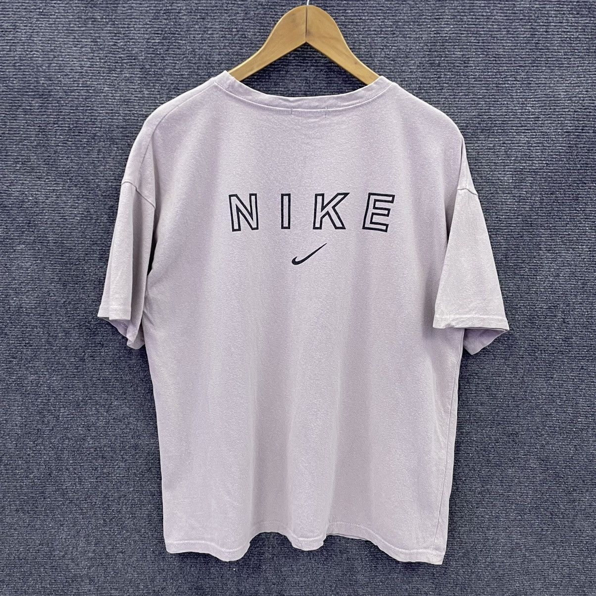 Nike × Vintage Vintage 90s Nike Center Swoosh Boot T Shirt Size US L / EU 52-54 / 3 - 1 Thumbnail