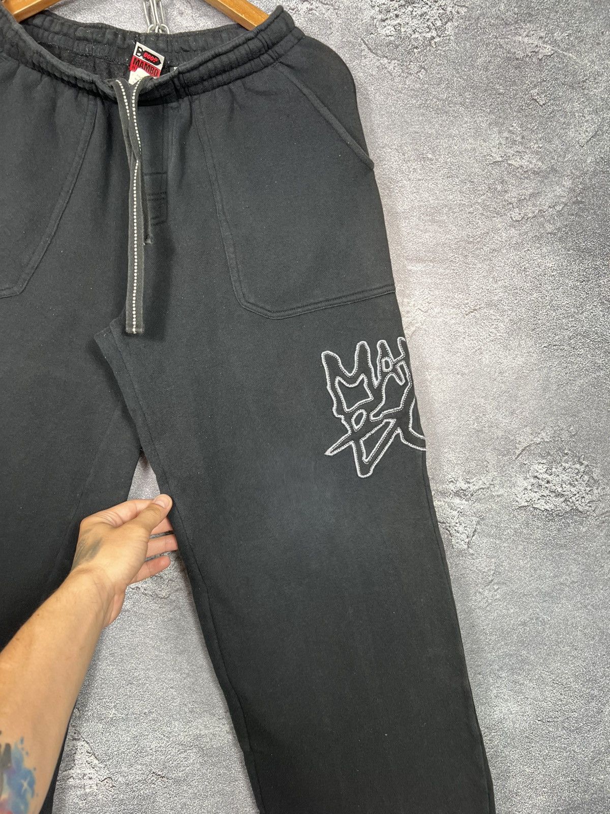 Mambo Vintage Mambo Baggy Flare Sweatpants With Logo Size 29" - 8 Thumbnail