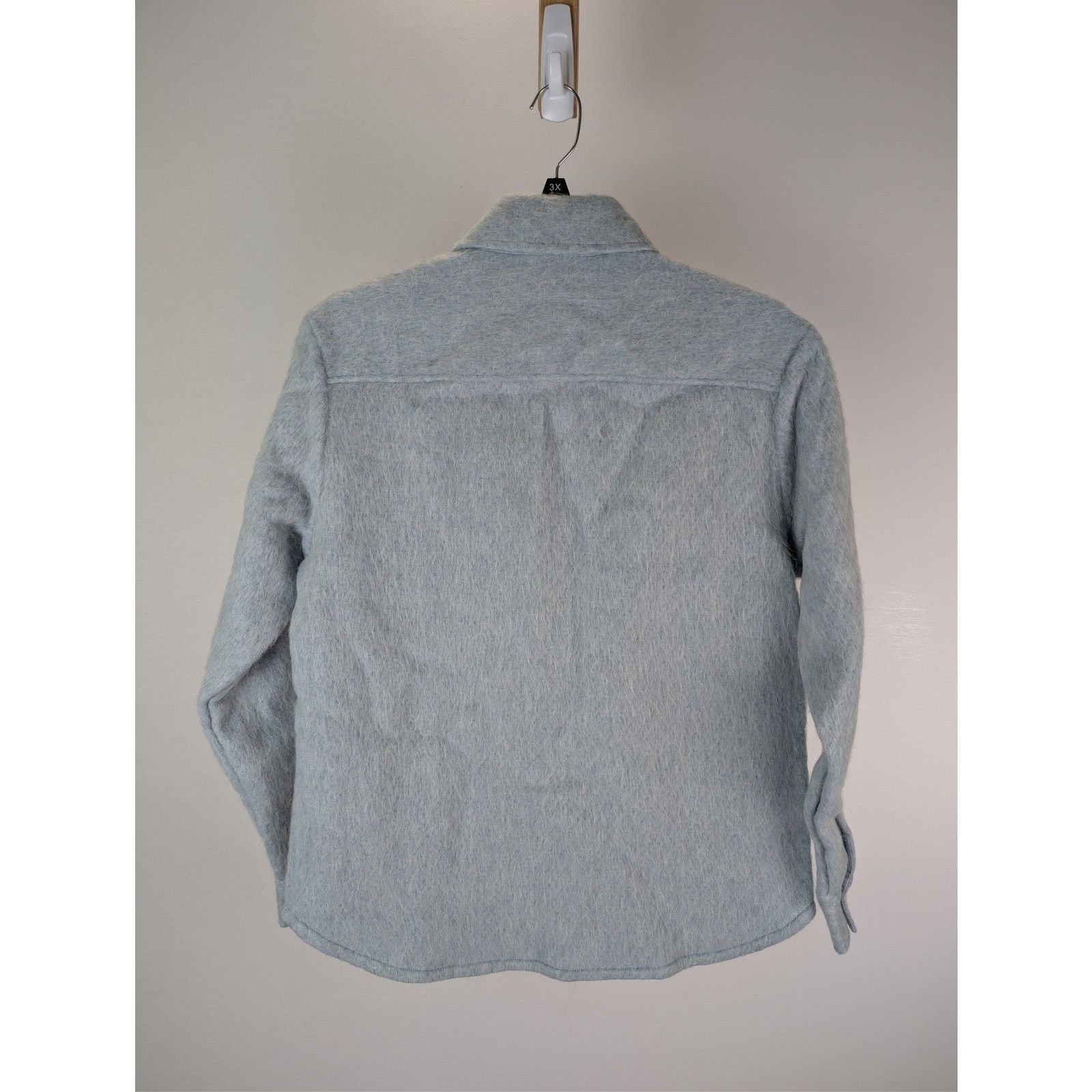 Aime Leon Dore o1rshd1 Long Sleeve Mohair Button up Shirt in Skywriting Size US S / EU 44-46 / 1 - 16 Thumbnail