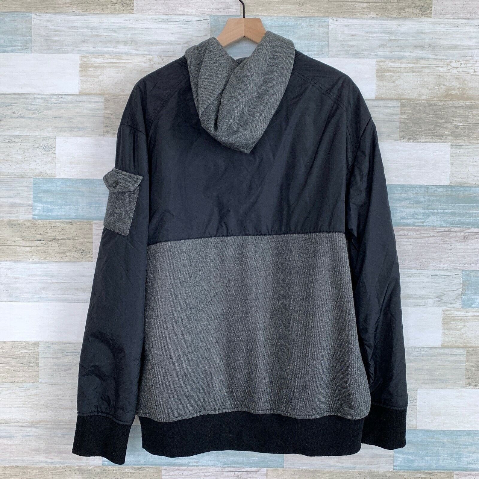 Ecko Unltd. Ecko Unltd Half Snap Button Sweatshirt Black Mens XL Size US XL / EU 56 / 4 - 3 Thumbnail