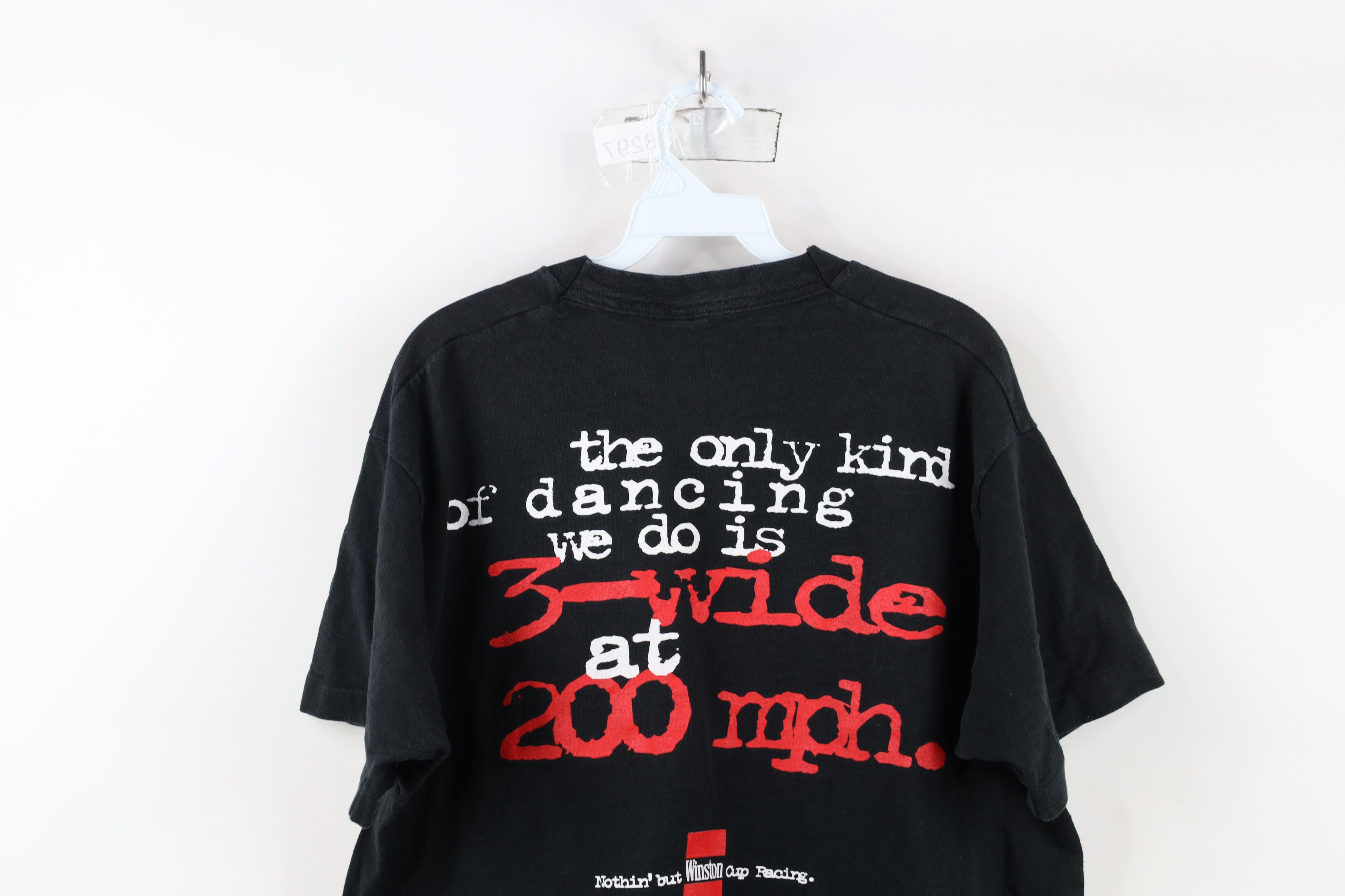 Vintage Vintage 90s Winston Cup Series Pocket T-Shirt Black USA Size US XL / EU 56 / 4 - 14 Thumbnail