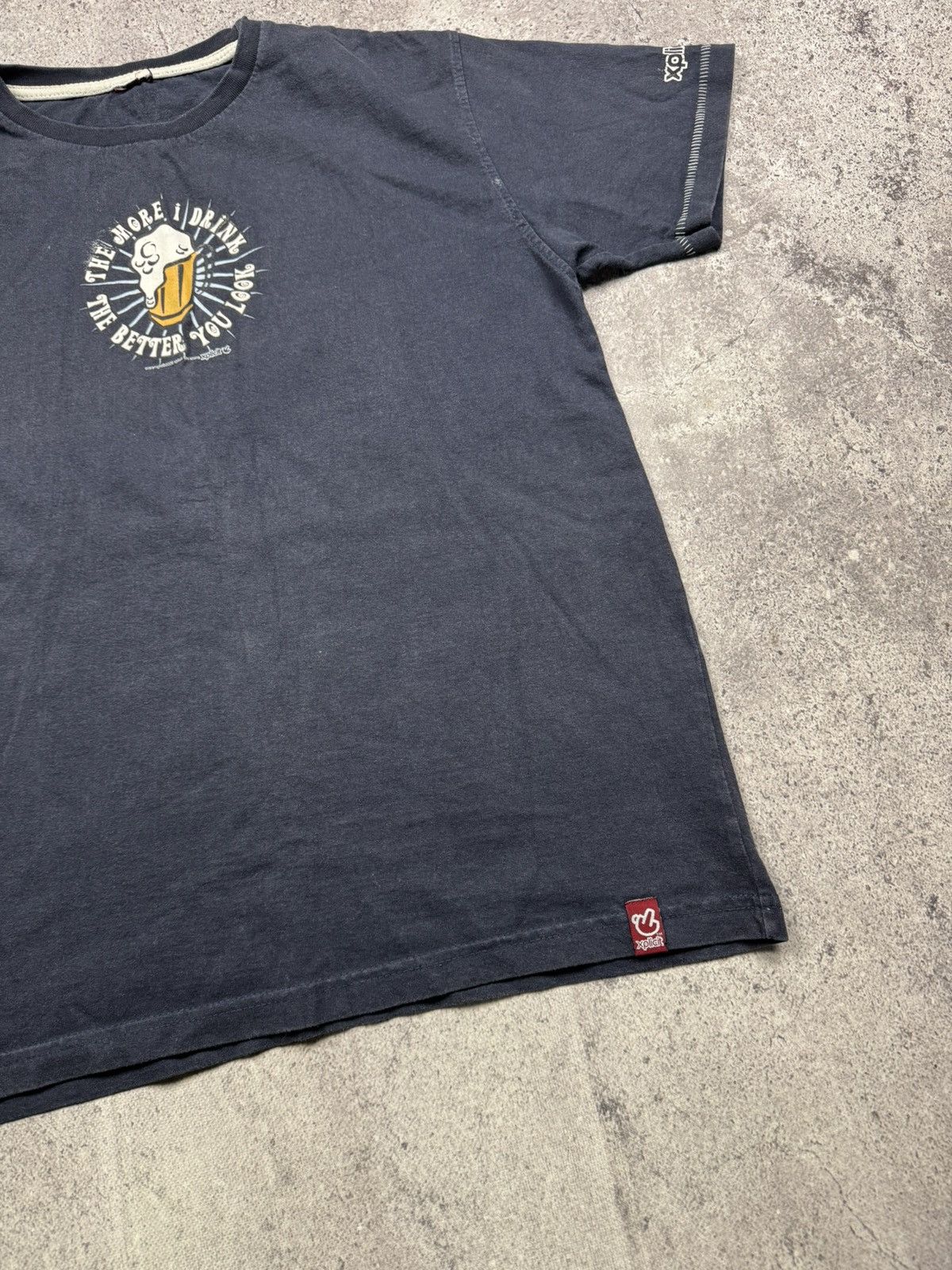 Japanese Brand Vintage Fishbone Suck my Dick Xplicit drink Y2K Beer t-shirt Size US M / EU 48-50 / 2 - 6 Thumbnail