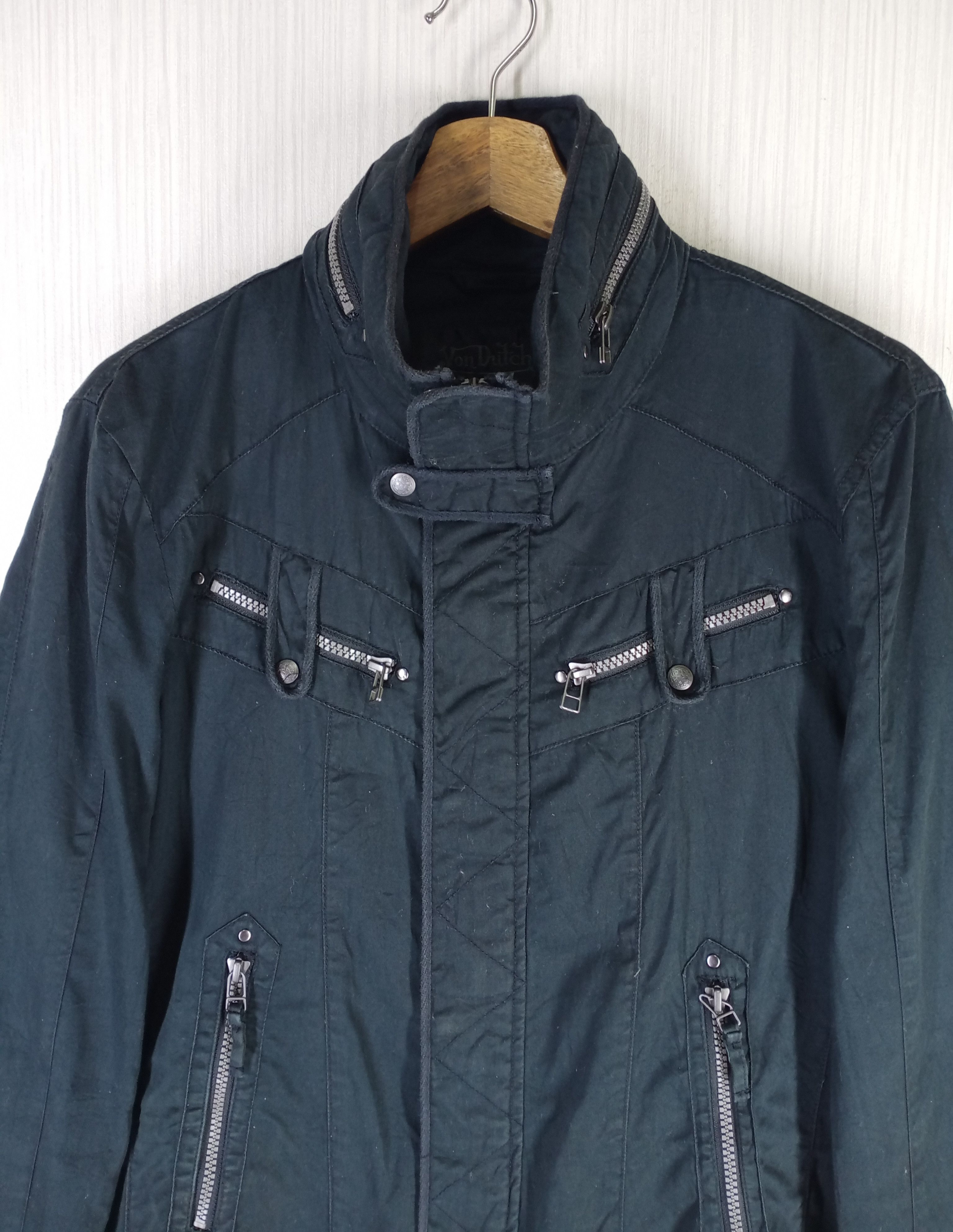 Von Dutch Rare Vintage Von Dutch Tactical Motorcycle Jacket Size US M / EU 48-50 / 2 - 2 Thumbnail