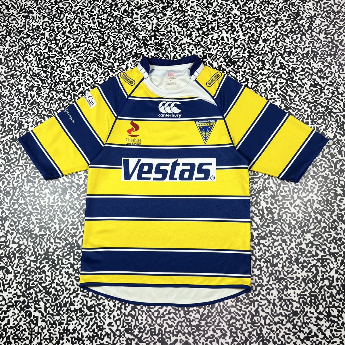 Canterbury of New Zealand Vintage Y2K Warrington Wolves Elliott Rugby Jersey Retro Size US M / EU 48-50 / 2 - 1 Thumbnail