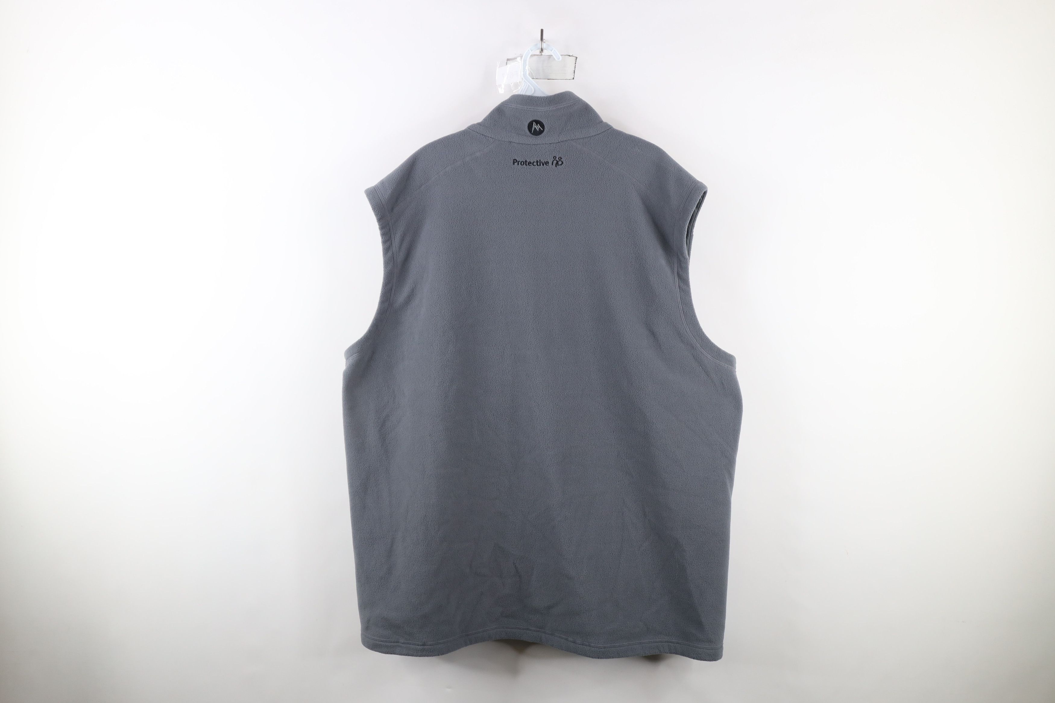 Marmot × Vintage Marmot Out Full Zip Fleece Vest Jacket Gray Polyester Size US XXL / EU 58 / 5 - 11 Thumbnail