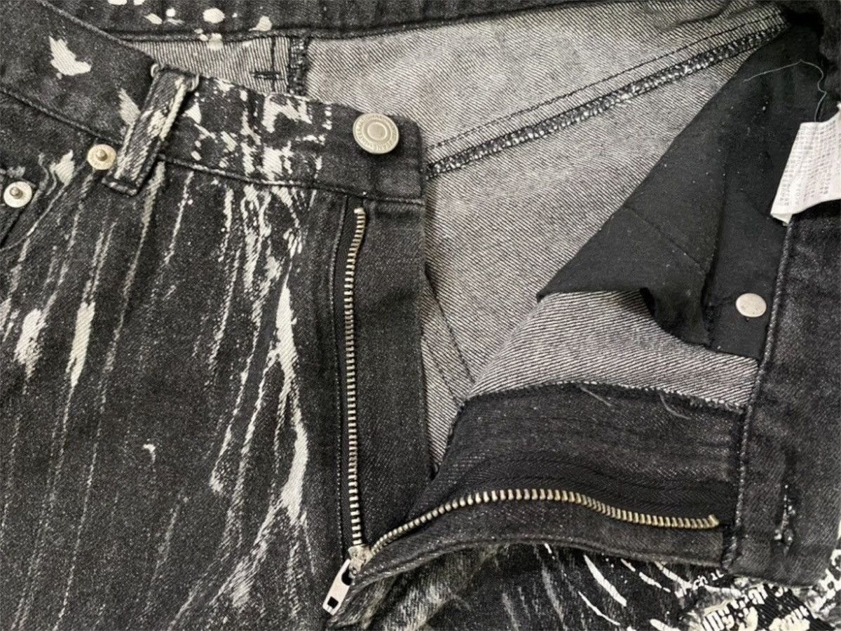 BERNINGS SHO Rare Berning-sho Punk Graphic Art Denim Size US 31 - 7 Thumbnail