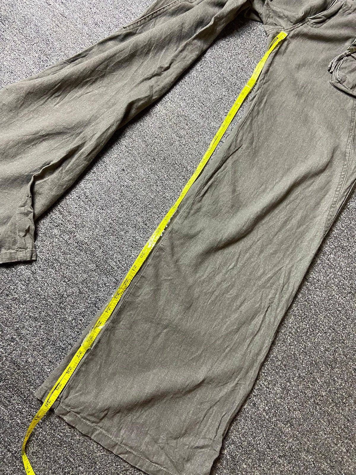 Japanese Brand × Other × Vintage Japanese Brand Rayon Flared Pants with Pocket (122) Size US 29 - 4 Thumbnail