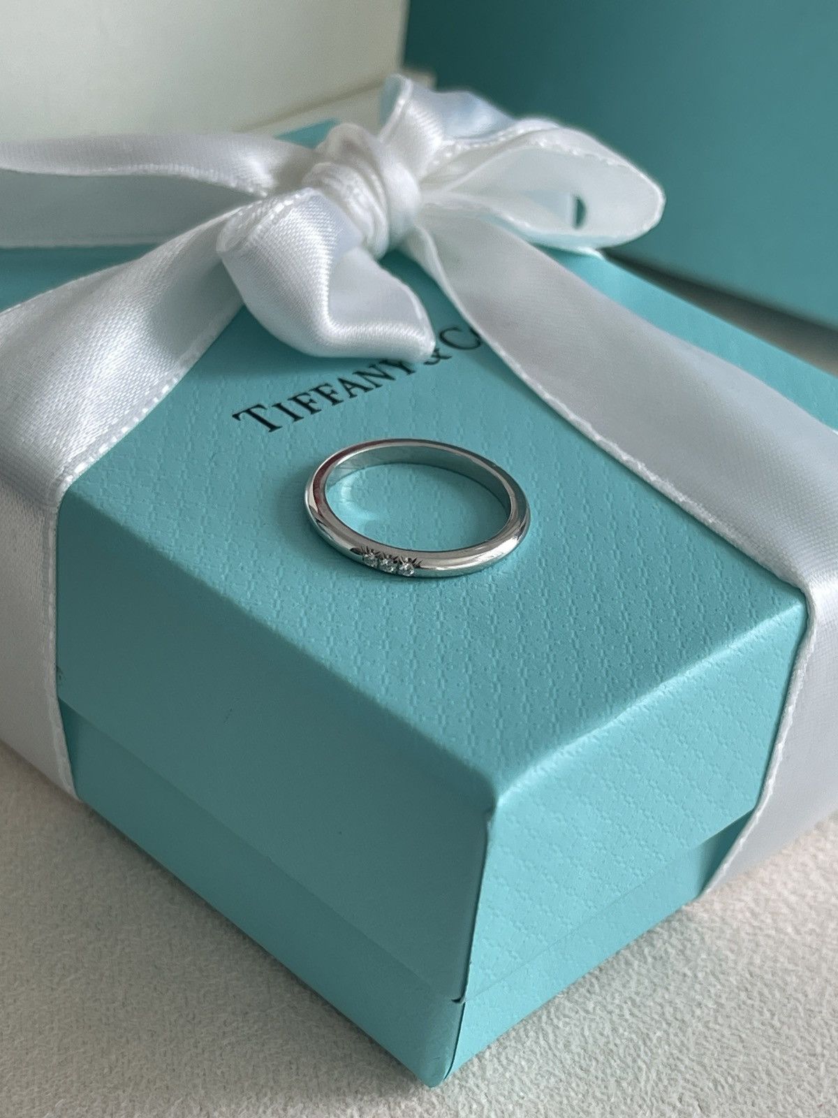 Tiffany & Co. Tiffany & Co. Forever Ring Platinum Diamonds 5.25 $1850 Size ONE SIZE - 8 Thumbnail