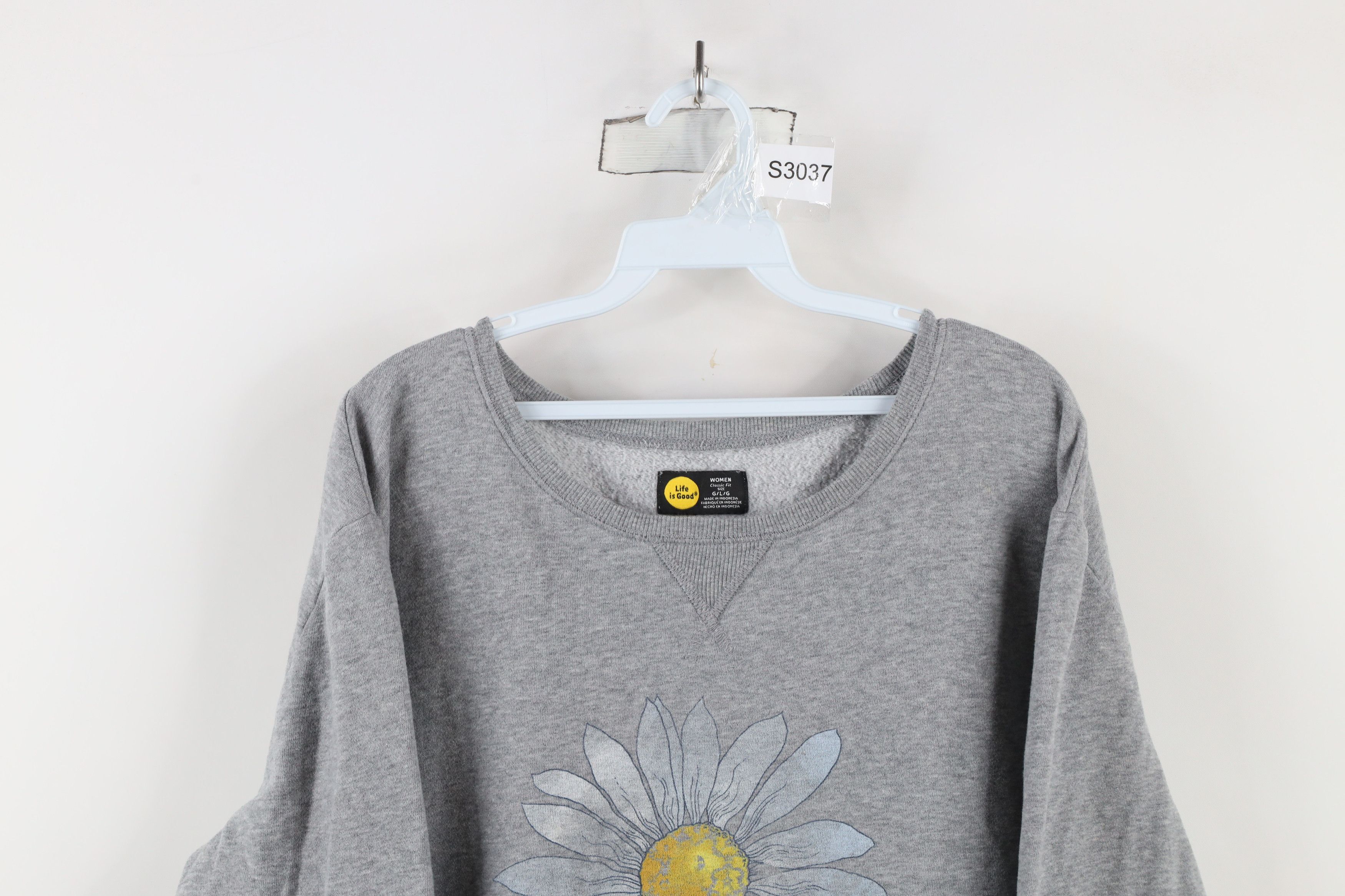 Life is Good × Vintage Life is Good Fit Spell Out Sunflower Crewneck Sweatshirt Size L / US 10 / IT 46 - 2 Thumbnail
