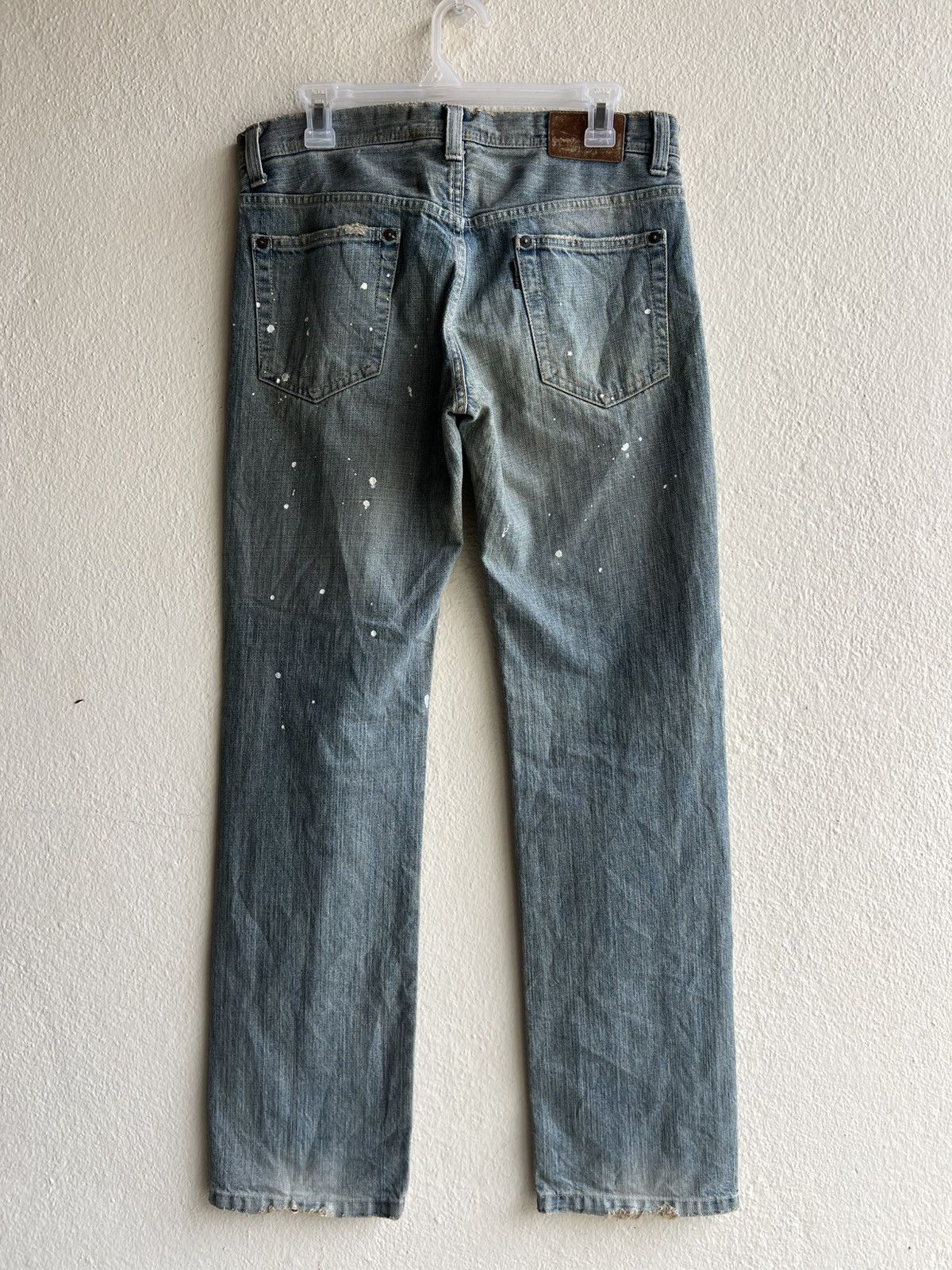 Tete Homme Vintage Tete Homme Japan Dirty Mud Denim Painter Jeans Size US 31 - 23 Thumbnail