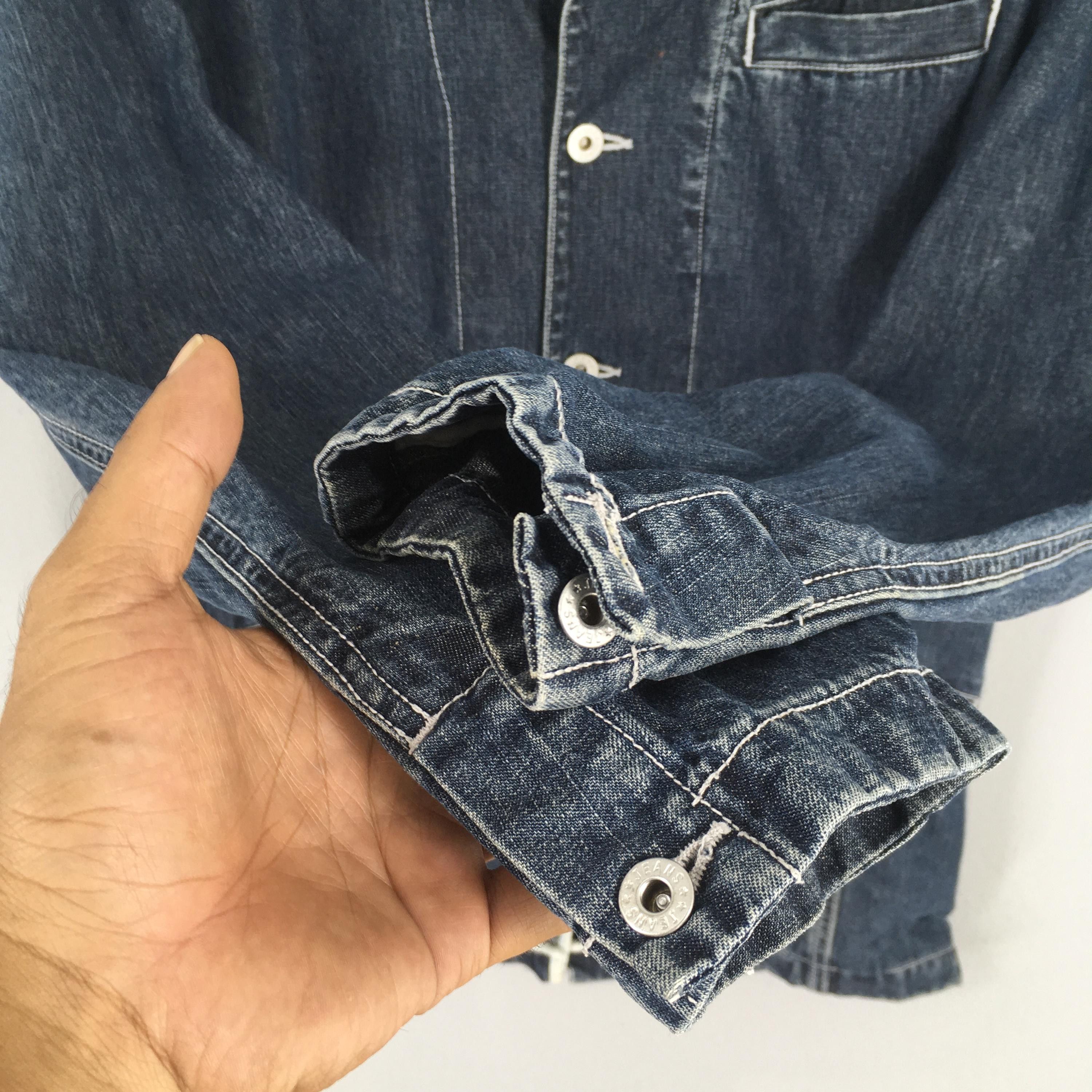 Le Laboureur Vintage 1980s Work Wear Jeans Chore Labour Jacket Medium Size US M / EU 48-50 / 2 - 4 Thumbnail