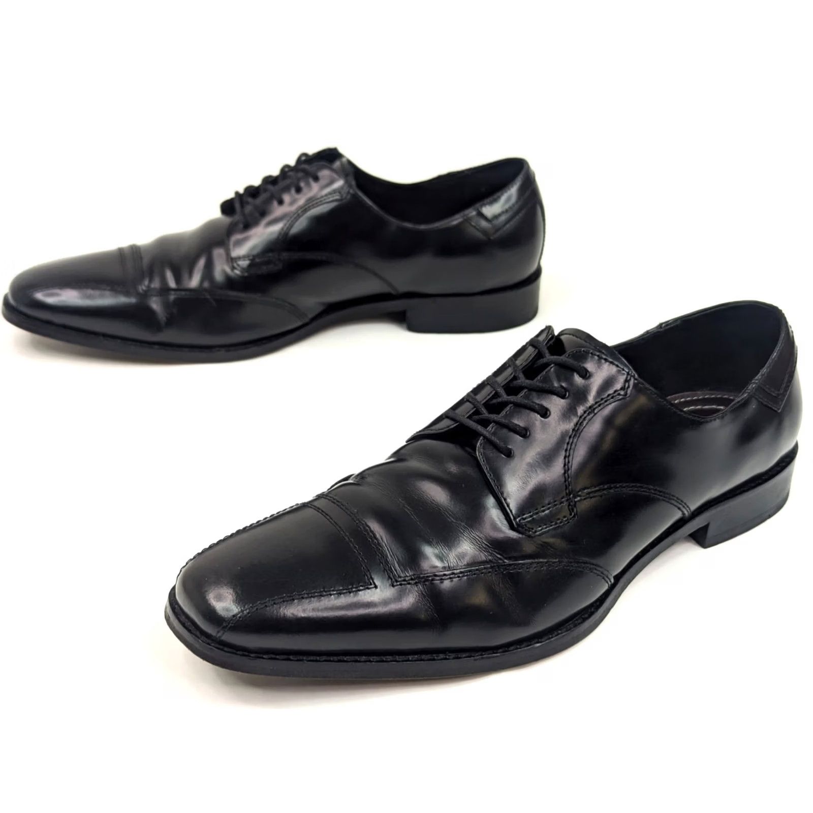 Johnston & Murphy Johnston Murphy Algonquin Oxford Cap Toe Derby Loafer Black 10.5M Men Size ONE SIZE - 7 Thumbnail