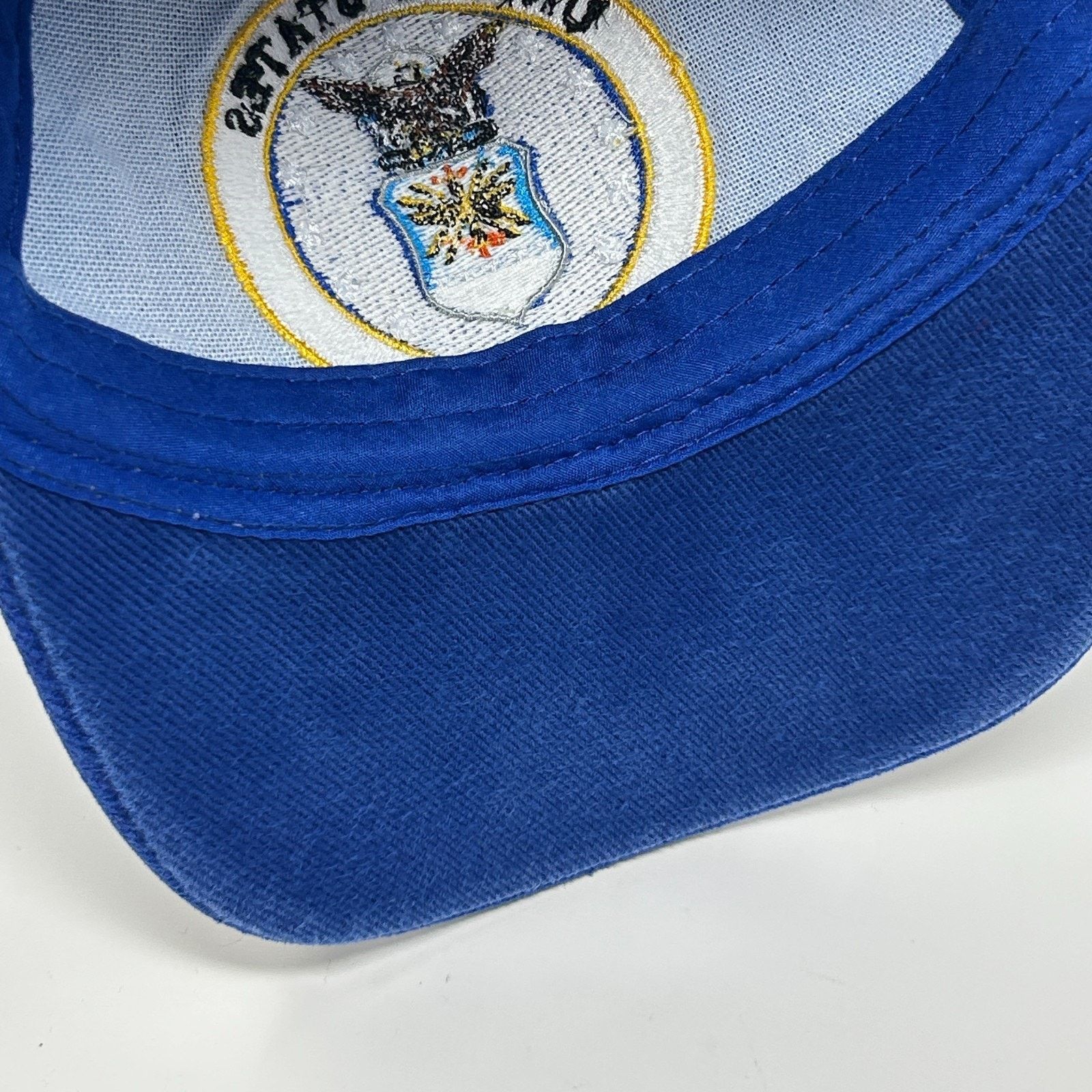 Other US Air Force Veteran Hat Cap Blue USAF Gold Leaf Leaves Size ONE SIZE - 5 Thumbnail