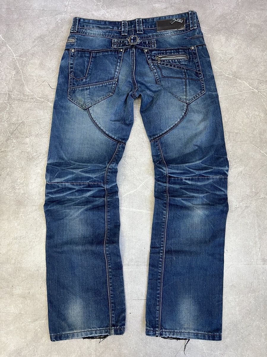 Seditionaries Rare washed japanese zipper pants rick owens style y2k Size US 33 - 6 Thumbnail