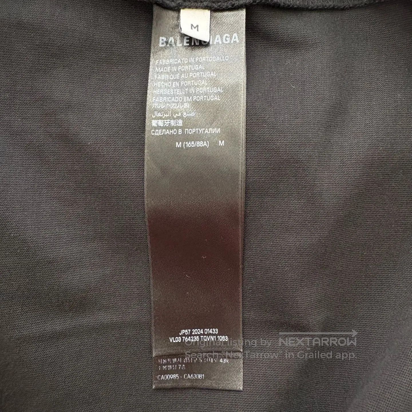 Balenciaga Balenciaga New letter logo with reflective 3M printed blac Size US M / EU 48-50 / 2 - 5 Thumbnail