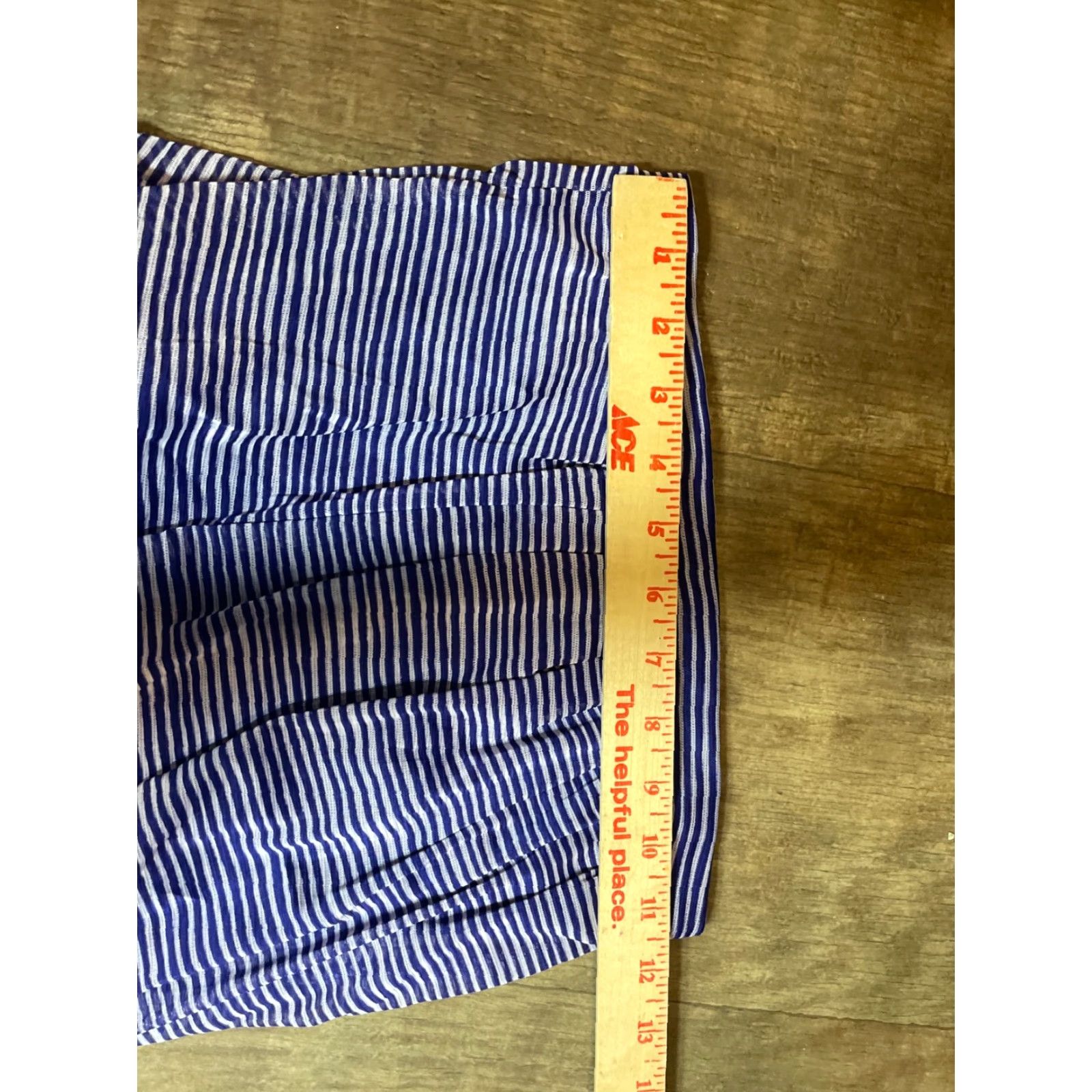 Cynthia Rowley Cynthia Rowley Dress Womens XS Blue White Striped 51" Long Strapless Dress Size XS / US 0-2 / IT 36-38 - 2 Thumbnail